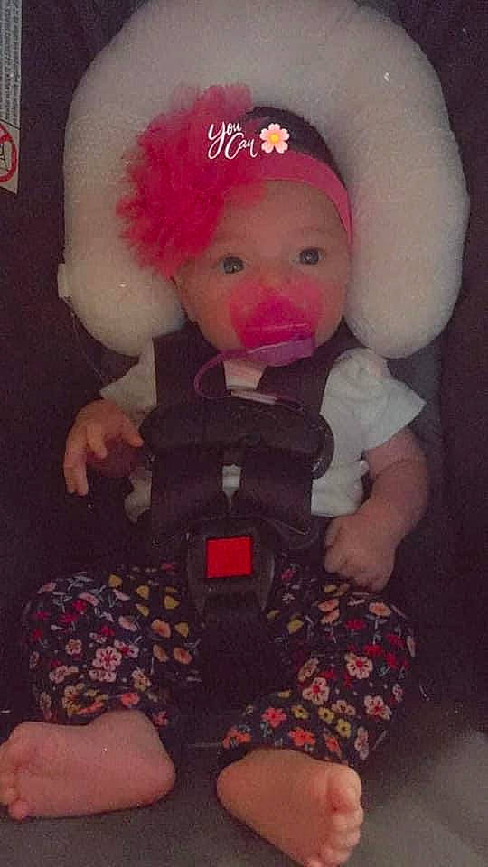 Cierra joined the competition — help win amazing prizes! cheek, child, doll, person, pink, plush, stuffed_toy, toddler, toy