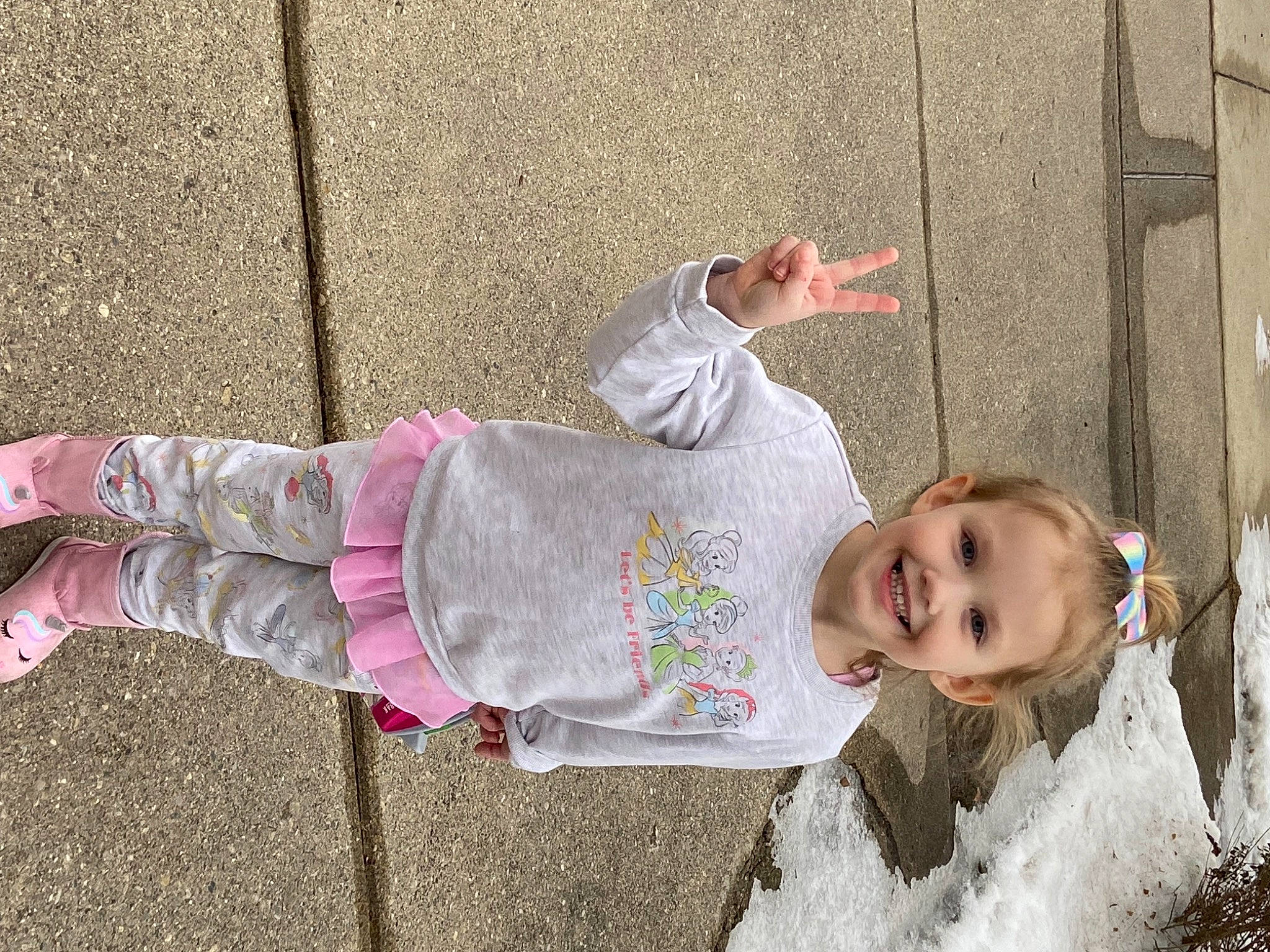 Natalie joined the competition — help win amazing prizes! baby, baby_toddler_clothing, child, concrete, foot, fun, grass, happy, human_leg, joy, leisure, pattern, person, play, public_space, road_surface, sitting, skin, sleeve, smile