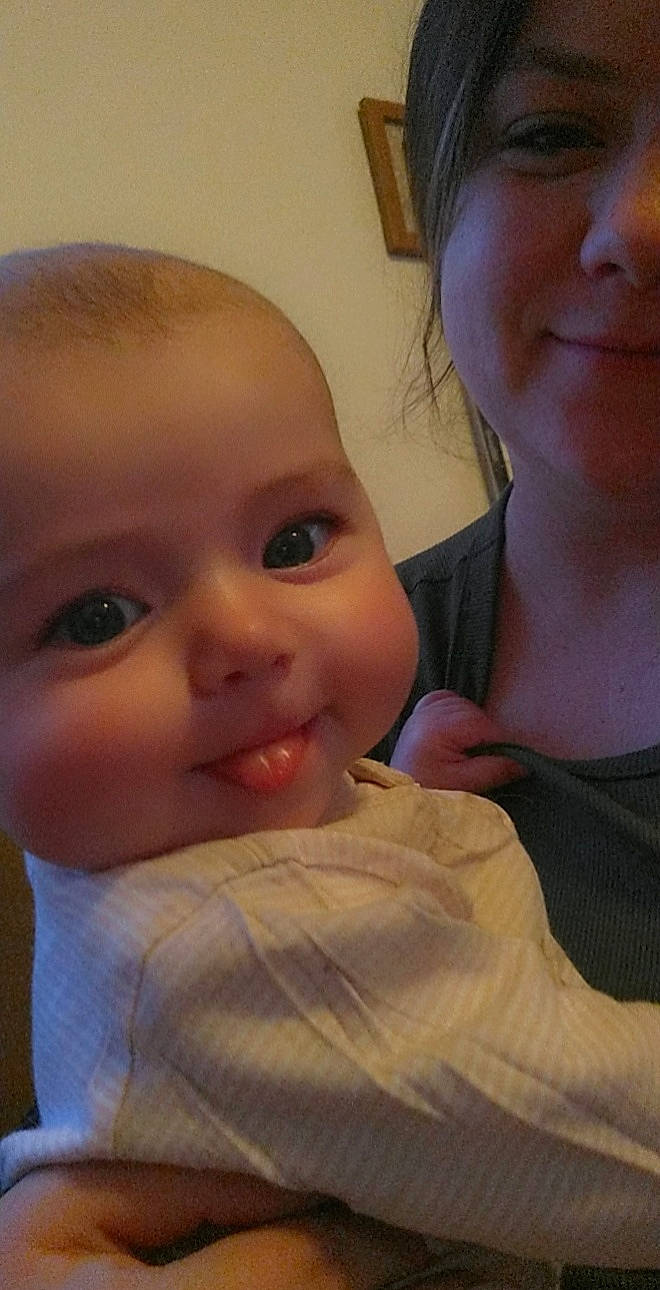 Elaine joined the competition — help win amazing prizes! baby, cheek, chin, ear, eye, eyebrow, eyelash, face, finger, forehead, gesture, happy, iris, lip, mouth, muscle, neck, nose, person, skin