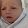 Gary joined the competition — help win amazing prizes! baby, newborn, infant, hospital, blanket, wrapped, face, closeup, skin, eyes, head, person, cute, expression, indoors, young, child, newlife, sleepwear, soft