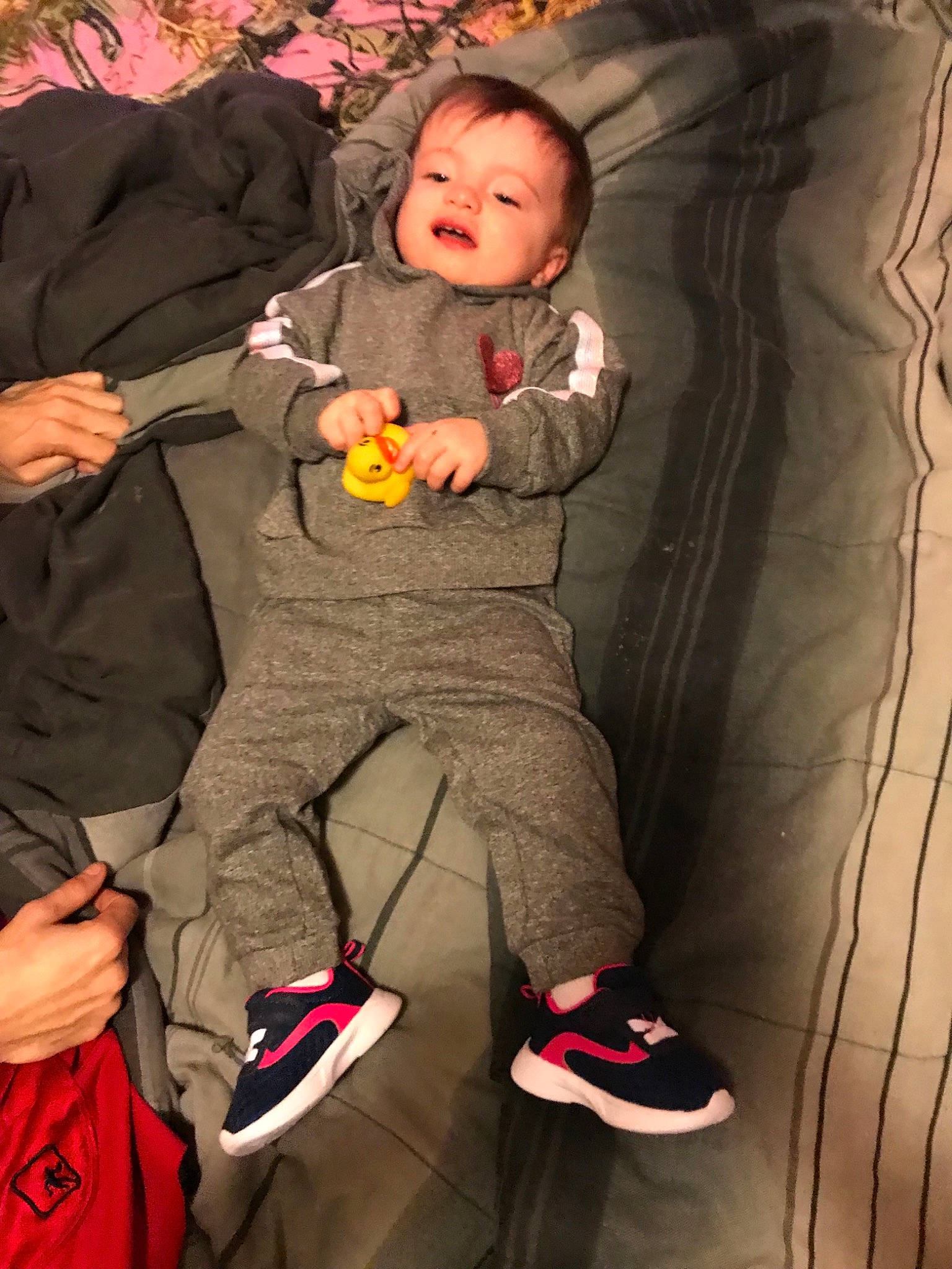 Bella Adams is registered to the contest to win money with this photo: baby, child, comfort, fun, leg, person, play, product, sitting, toddler