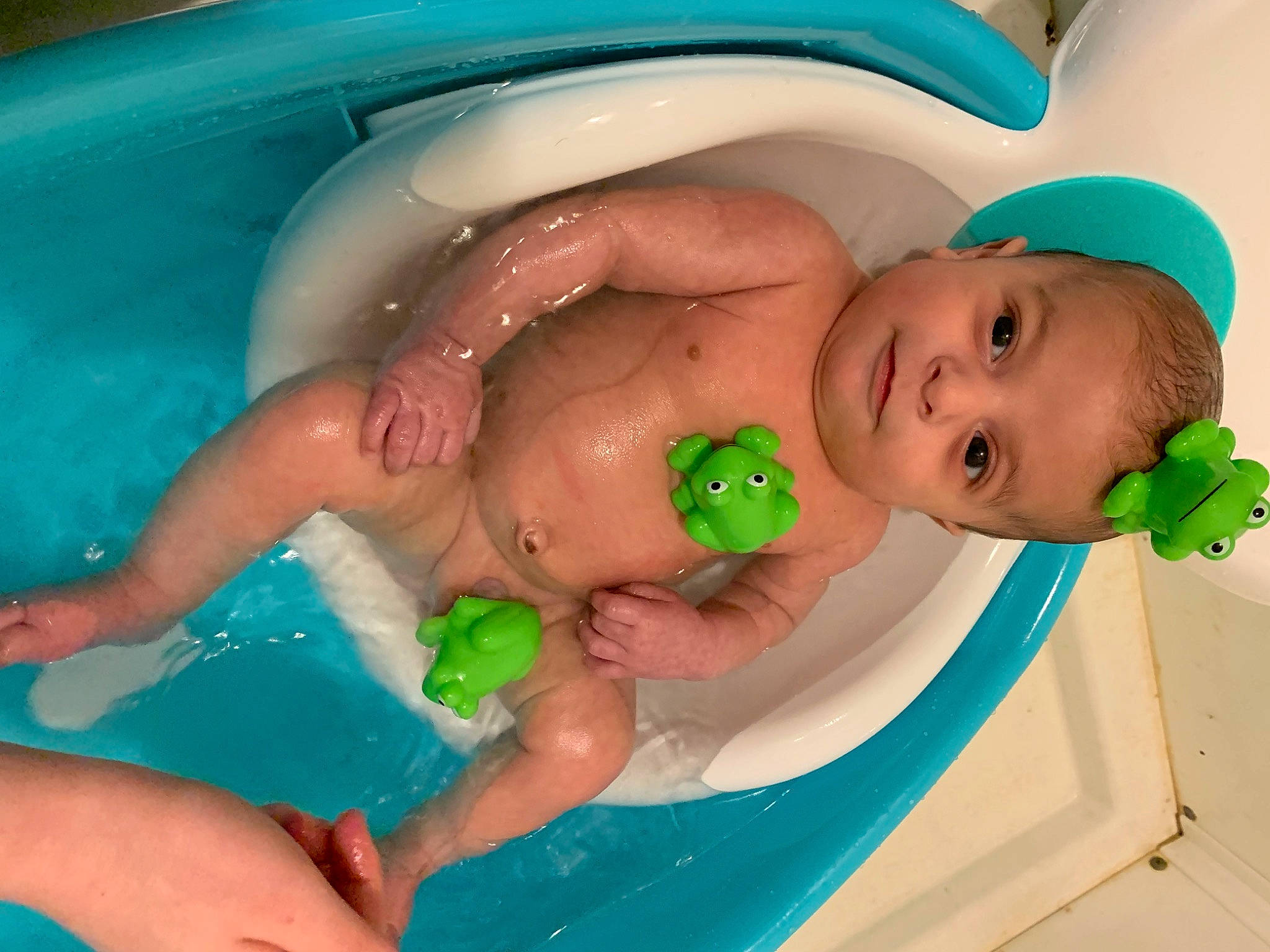 Tyson joined the competition — help win amazing prizes! baby, baby_bathing, baby_products, bath_toy, bathing, bathroom, bathtub, chest, child, ear, fluid, fun, happy, leisure, person, plumbing, plumbing_fixture, recreation, skin, toddler