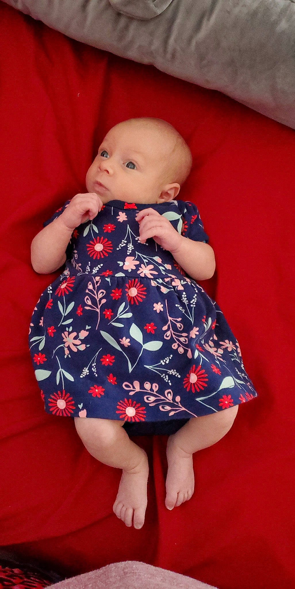 Brooklyn joined the competition — help win amazing prizes! baby, baby_toddler_clothing, cheek, collar, comfort, dress, finger, hand, head, human_body, iris, joint, neck, one_piece_garment, person, pink, purple, shoulder, skin, sleeve