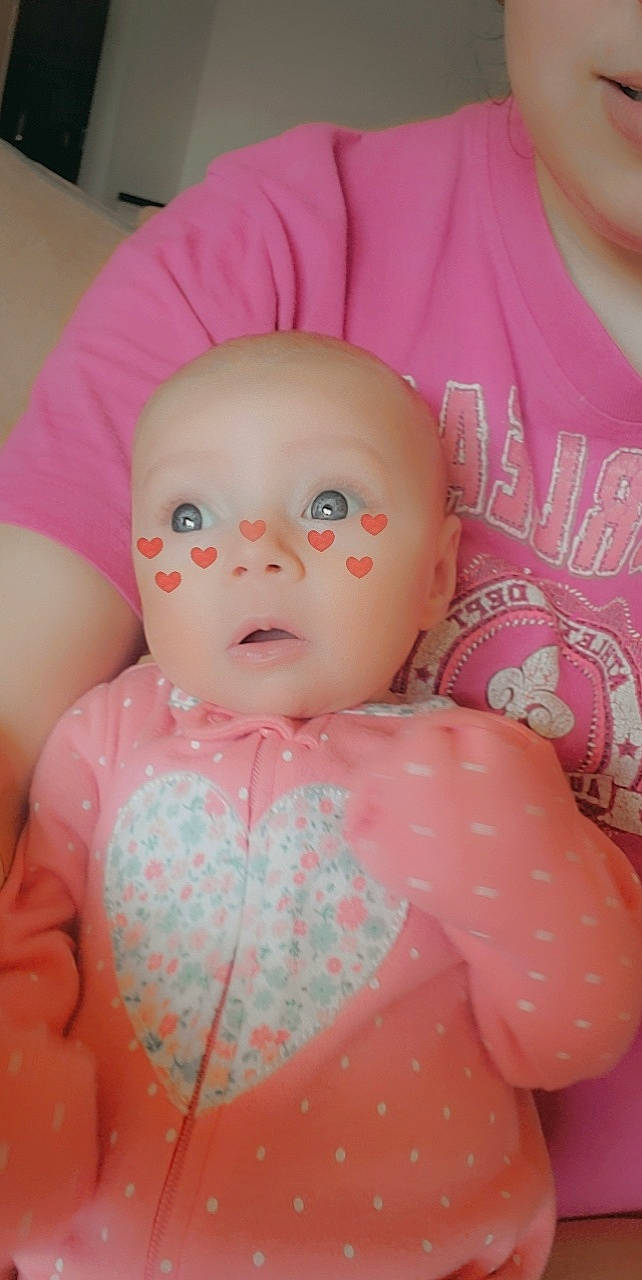 Brooklyn joined the competition — help win amazing prizes! cheek, child, chin, doll, dress, eye, eyelash, forehead, head, human_body, iris, joint, lip, magenta, mouth, nose, person, pink, skin, textile