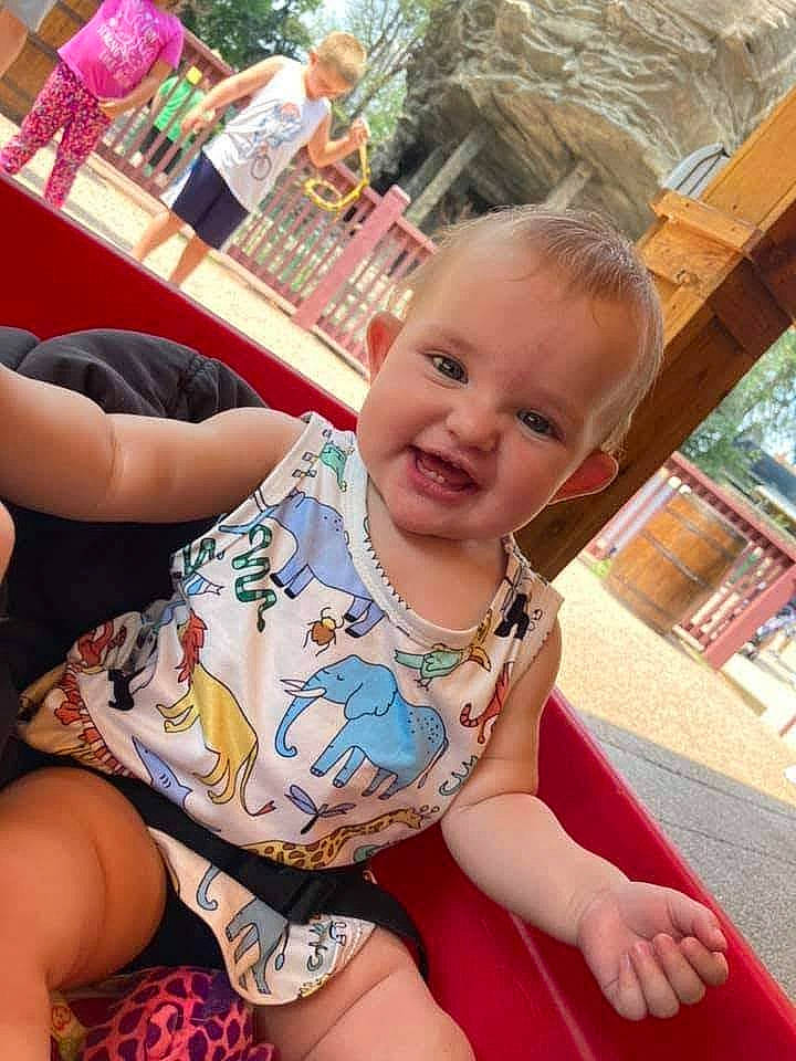 Gwendolyn joined the competition — help win amazing prizes! arm, baby, baby_toddler_clothing, cheek, chin, finger, fun, grass, happy, human_leg, joy, leg, leisure, mouth, organ, person, pink, recreation, skin, smile