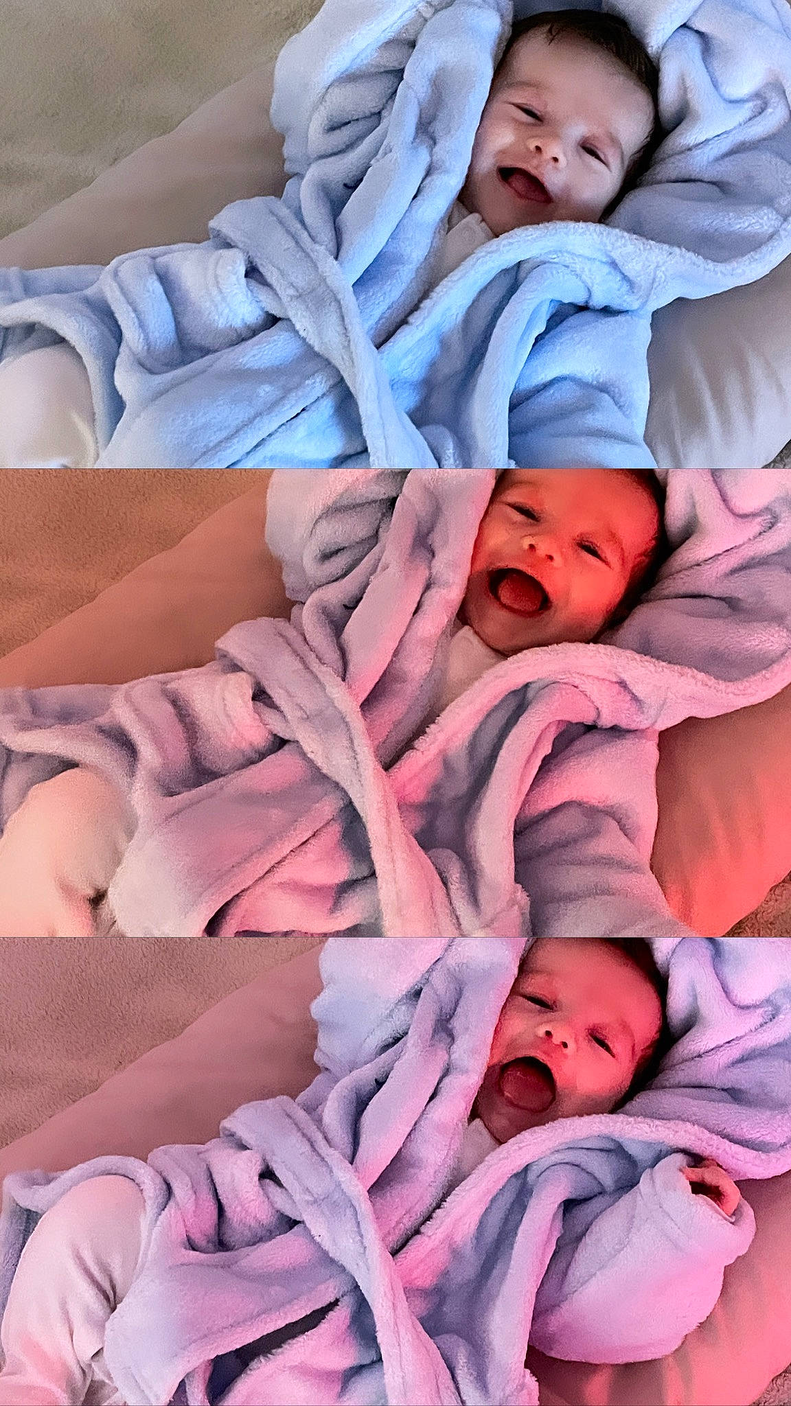 Antonia joined the competition — help win amazing prizes! baby, baby_products, baby_sleeping, baby_toddler_clothing, blue, carmine, cheek, child, comfort, facial_expression, headwear, linens, magenta, pattern, person, photograph, pink, room, skin, textile