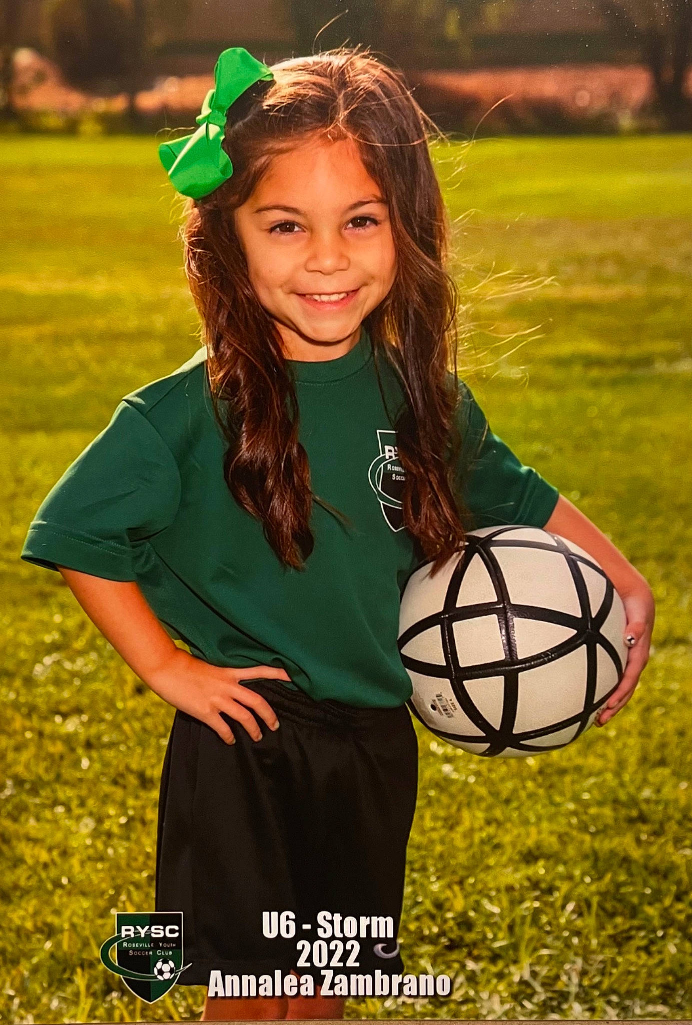 Annalea is registered to the contest to win money with this photo: ball, ball_game, blond, brown_hair, facial_expression, flash_photography, football, fun, grass, grassland, happy, jewellery, joy, people_in_nature, person, player, smile, soccer_ball, sports, sports_equipment