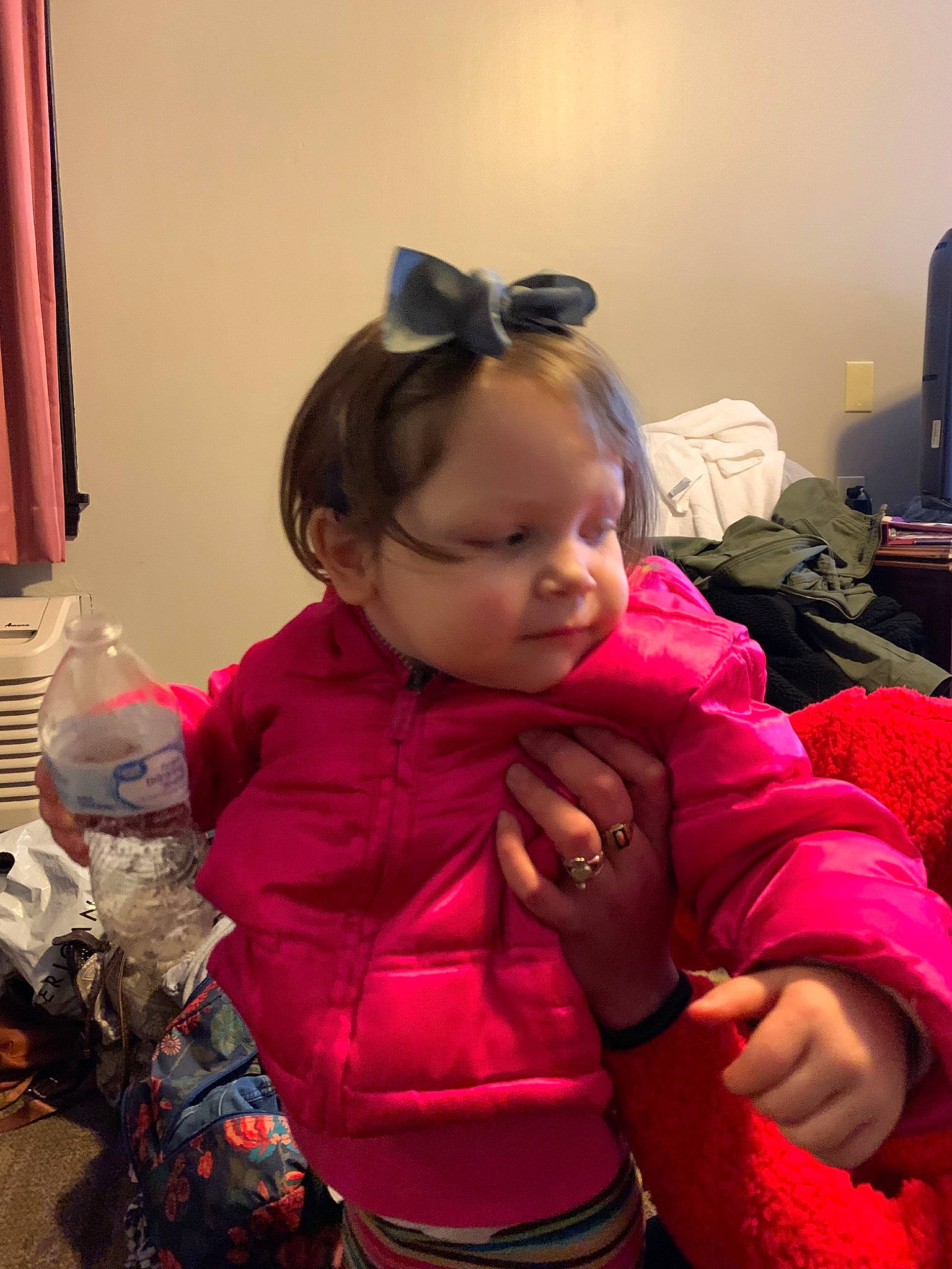 Nylah-marie is registered to the contest to win money with this photo: baby, cheek, child, ear, person, pink, skin, toddler