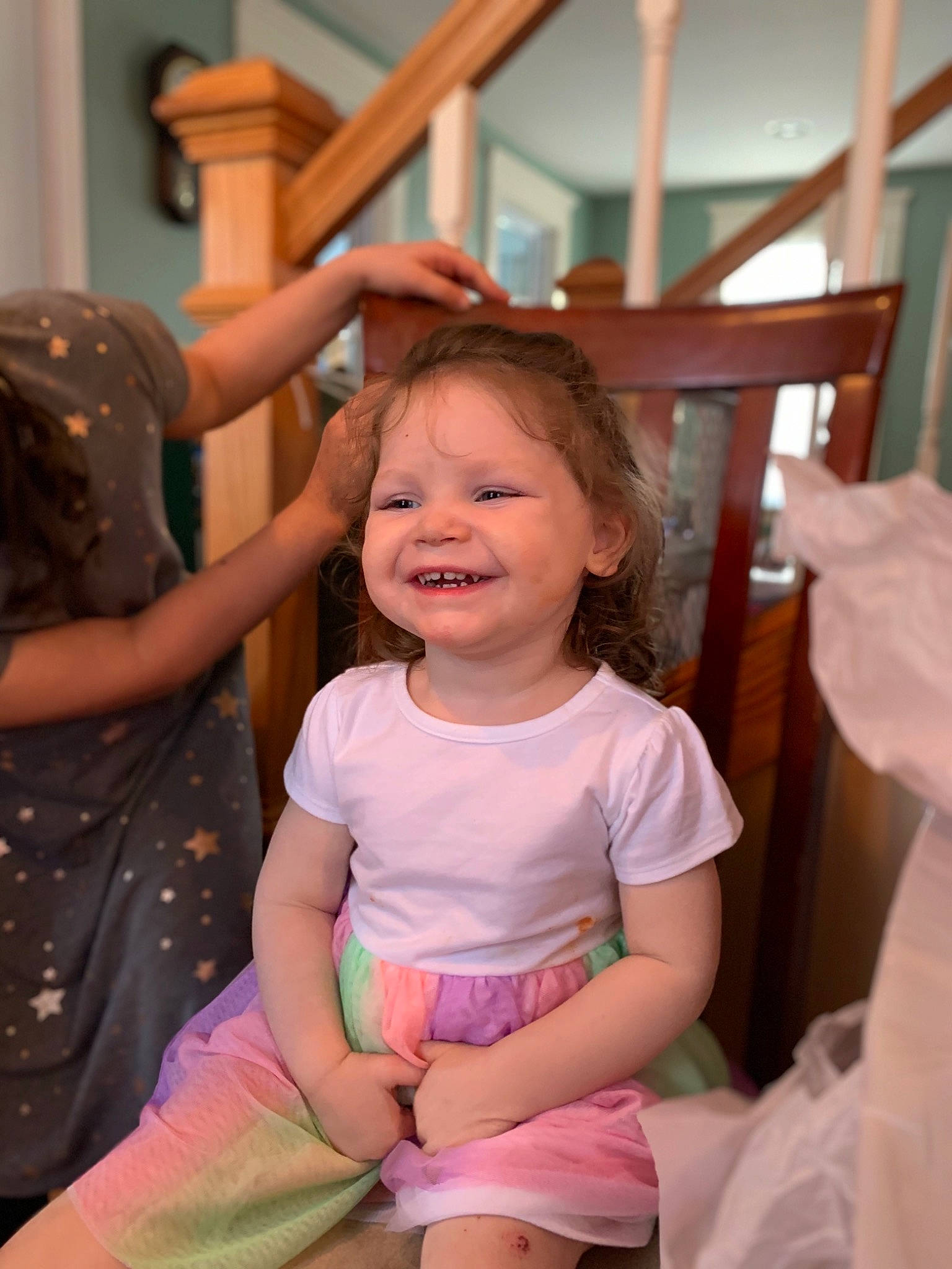 Nylah-marie joined the competition — help win amazing prizes! child, fun, hand, happy, joy, neck, person, pink, sitting, smile, toddler, vacation