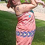 Asher joined the competition — help win amazing prizes! woman, baby, outdoor, grass, tree, tattoos, dress, diaper, park, sunlight, love, holding, smile, nature, greenery, child, person, happy, summer, family