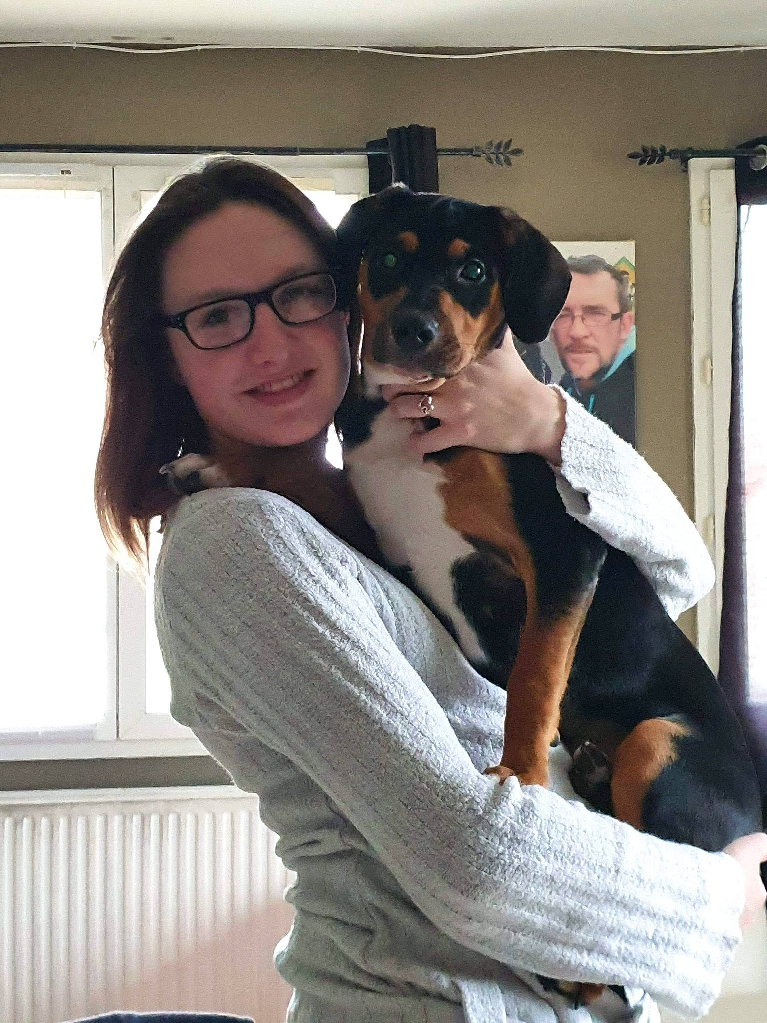 Belle a rejoint le concours — aidez-le/la à gagner de superbes lots ! brazilian_terrier, canidae, carnivore, companion_dog, dog, dog_breed, entlebucher_mountain_dog, huntaway, mammal, puppy_love, ratonero_bodeguero_andaluz, smaland_hound, treeing_walker_coonhound