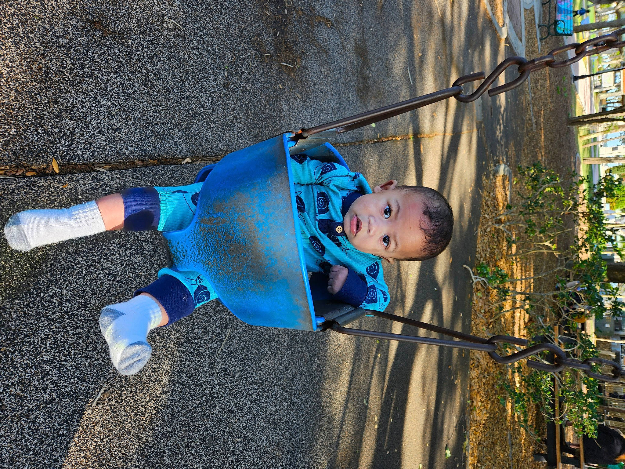 Jayceon joined the competition — help win amazing prizes! asphalt, baby, child, city, electric_blue, fun, grass, leisure, pedestrian, person, plant, recreation, road, road_surface, shadow, sidewalk, street, toddler, tree, water