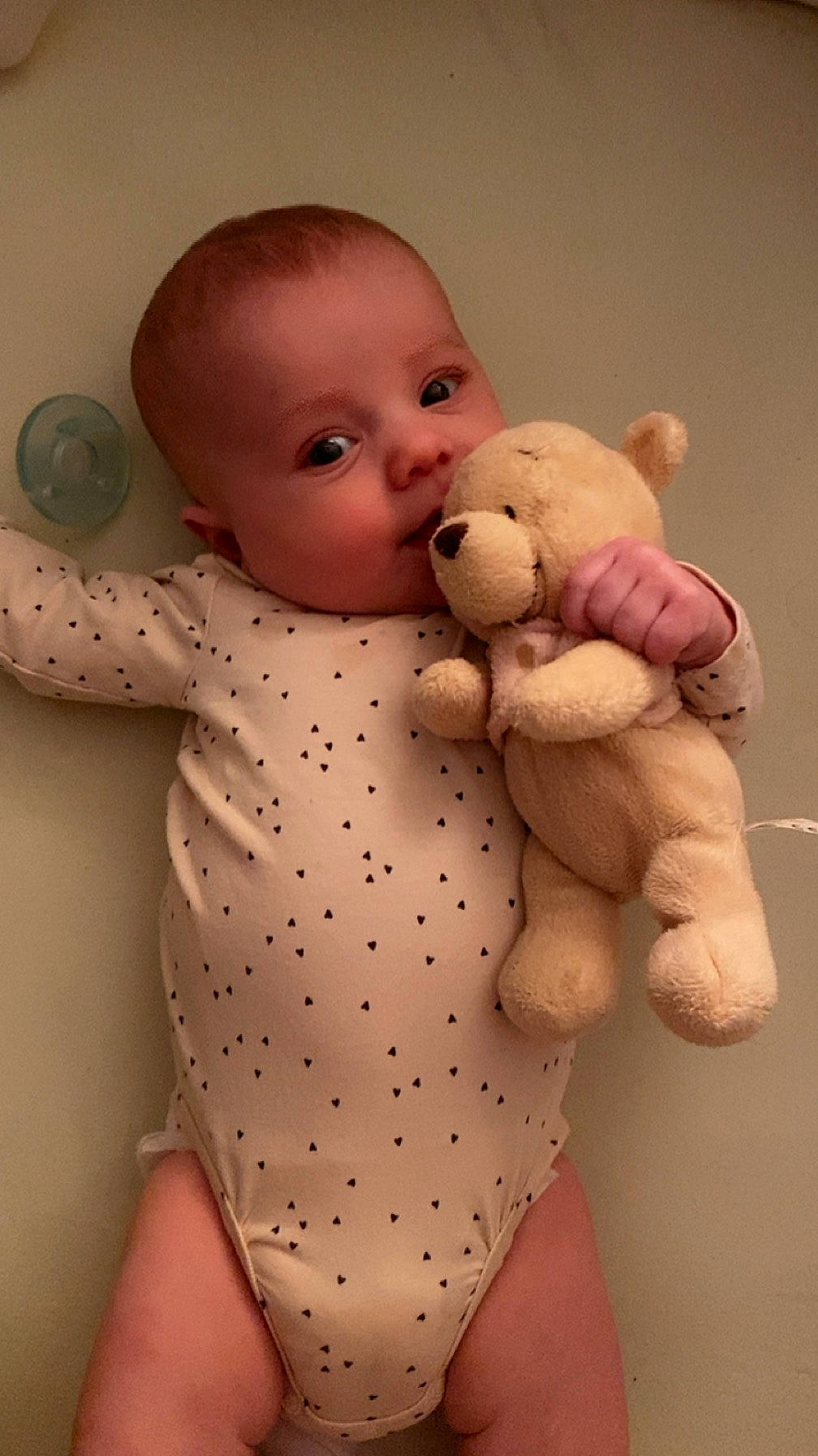 Callie joined the competition — help win amazing prizes! arm, baby, cheek, comfort, finger, gesture, hand, happy, head, human_body, joint, nail, nose, organ, person, pink, skin, stomach, textile, thumb