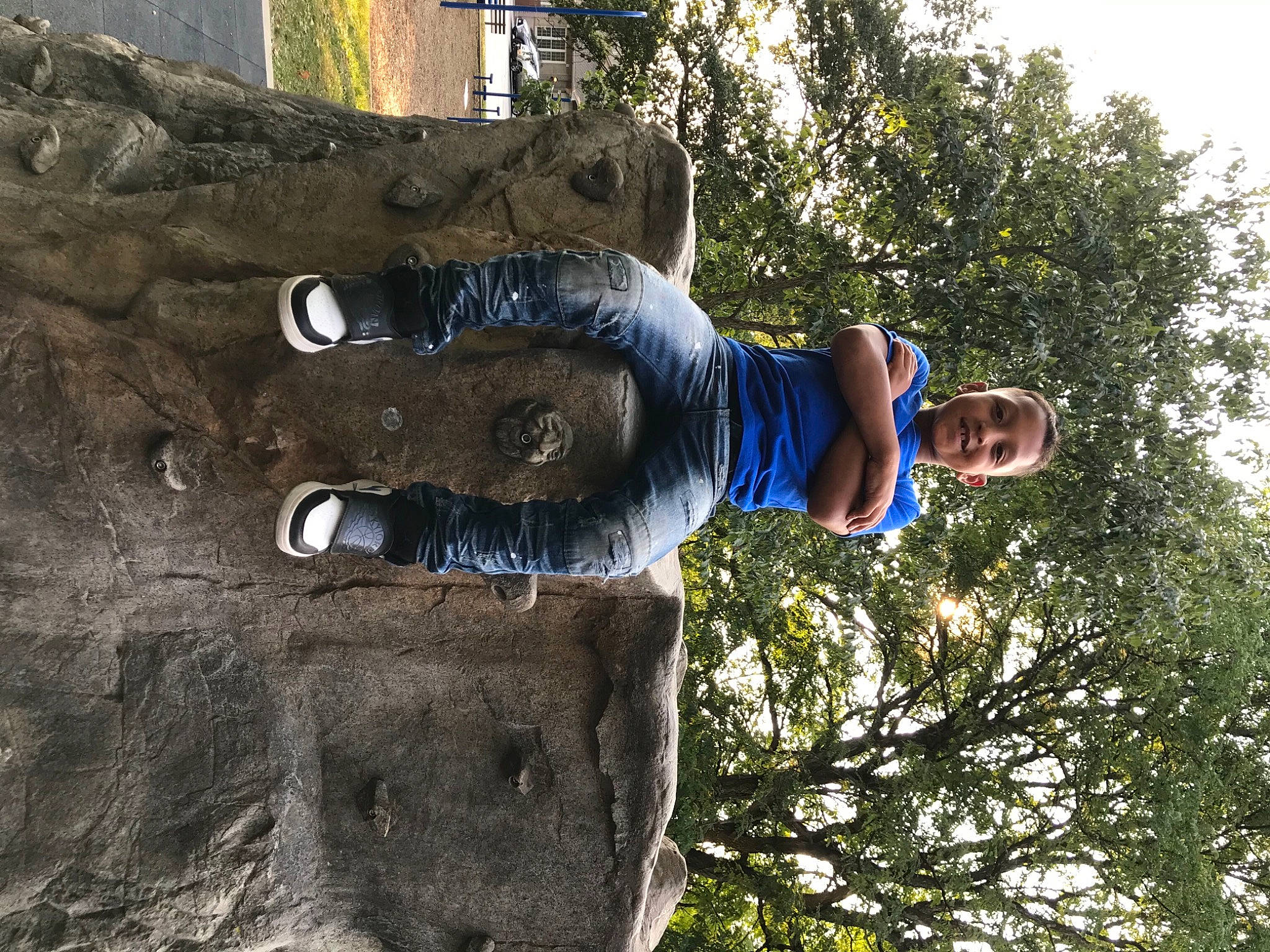 Jailyn joined the competition — help win amazing prizes! botany, branch, electric_blue, finger, fun, gesture, grass, hand, human_leg, joy, leisure, natural_environment, outerwear, people_in_nature, person, plant, sky, tree, trunk, winter