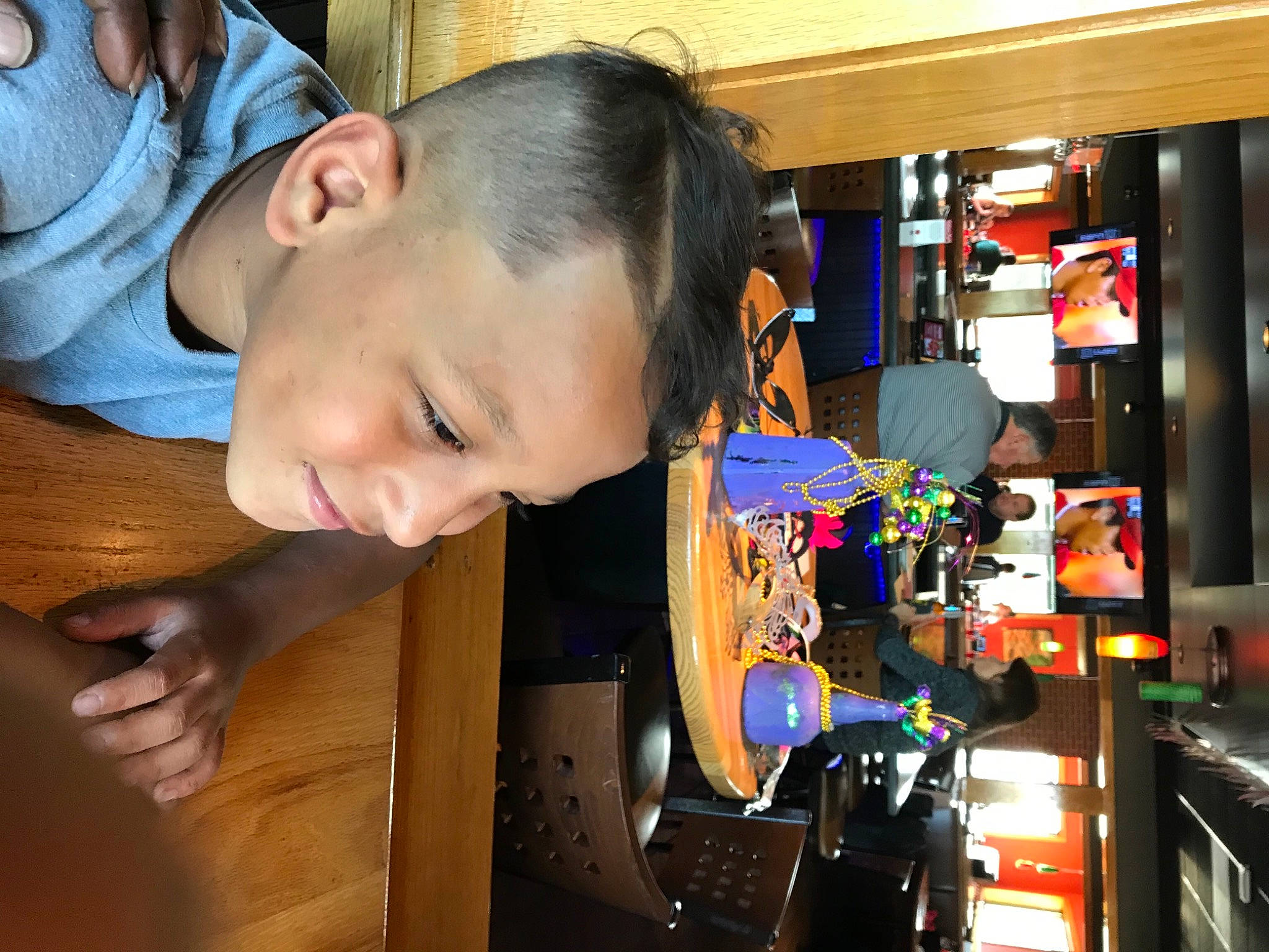 Jailyn joined the competition — help win amazing prizes! black_hair, blurred, child, collection, customer, ear, eyelash, eyewear, fun, happy, headwear, joy, machine, nail, person, room, shelf, t_shirt, toy