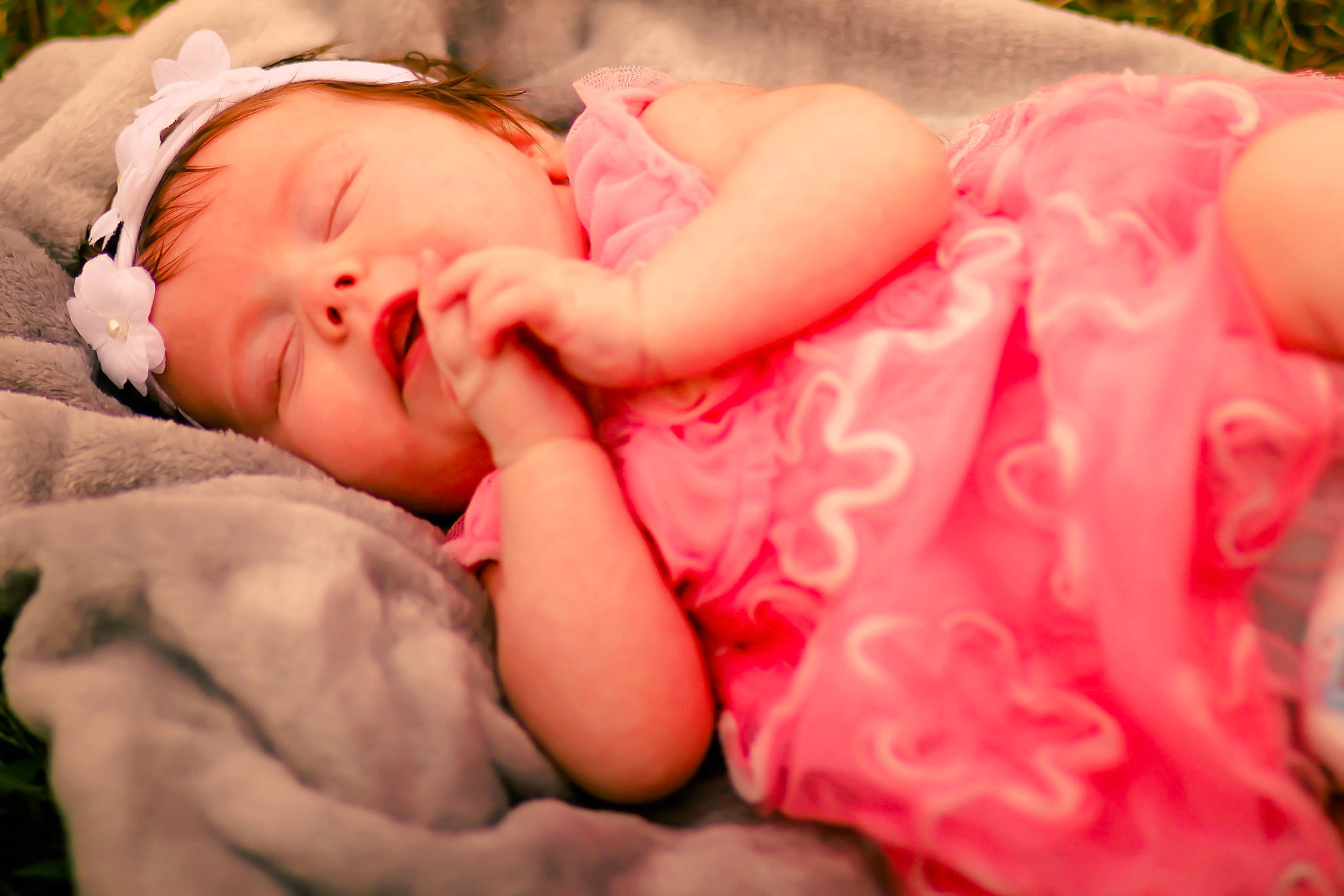 Solstice joined the competition — help win amazing prizes! baby, birth, cheek, child, grass, hand, headwear, lip, love, nap, person, pink, skin, sleep, toddler