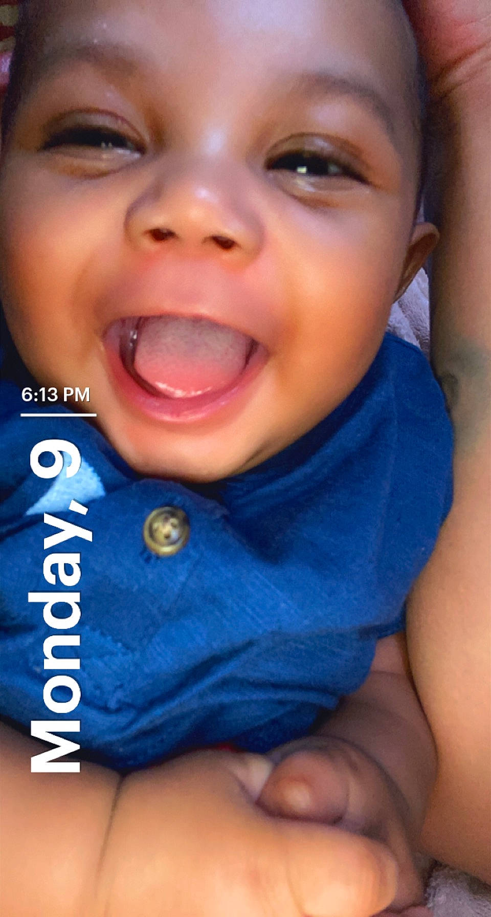 Jaxsyn is registered to the contest to win money with this photo: cheek, chin, eye, eyebrow, eyelash, finger, forehead, gesture, hand, happy, head, iris, lip, mouth, neck, nose, person, skin, sleeve, smile