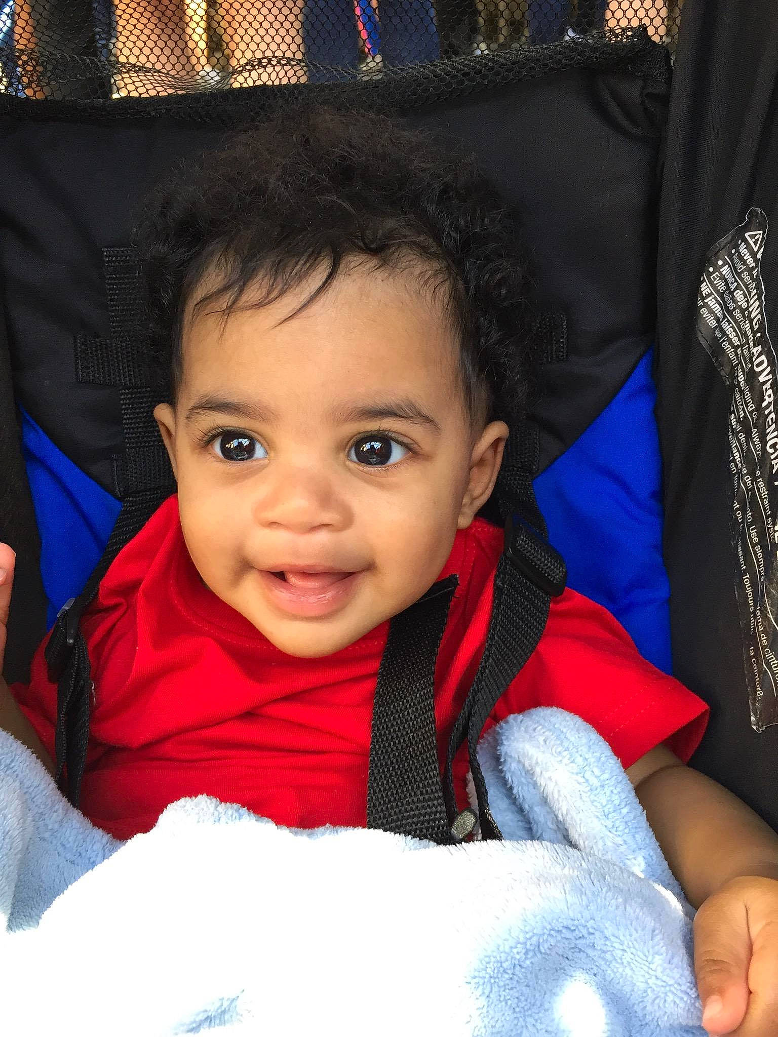 Deshawn is registered to the contest to win money with this photo: baby, beauty, black_hair, blue, cheek, child, chin, eye, face, forehead, head, human, iris, lip, mouth, nose, person, skin, smile, toddler