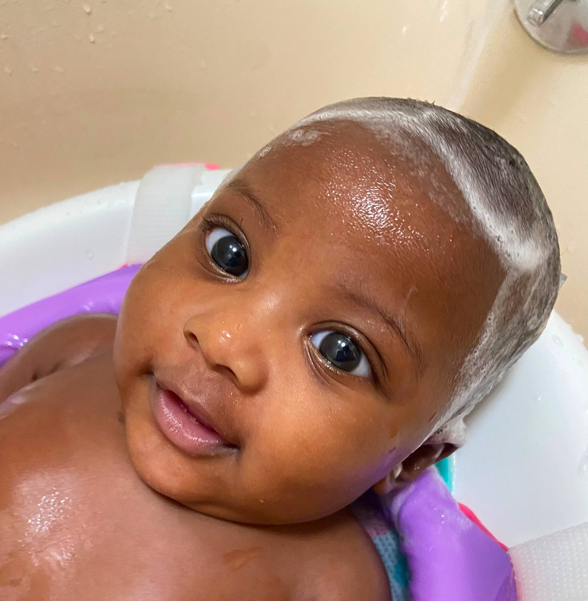 Marianna joined the competition — help win amazing prizes! baby_bathing, bathing, black_hair, cheek, chest, chin, ear, eye, eyebrow, eyelash, fluid, forehead, hair, iris, jaw, lip, mouth, neck, nose, person
