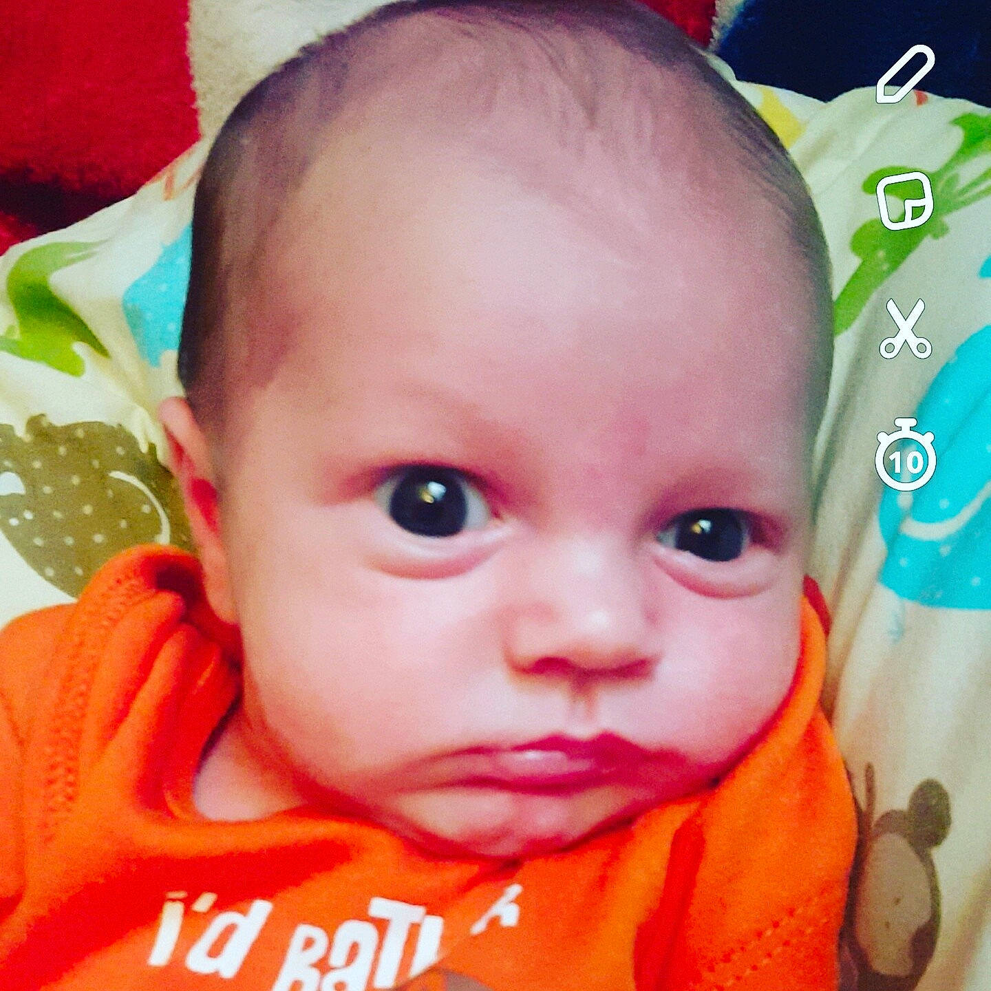 Jaxon is registered to the contest to win money with this photo: child, ear, emotion, eye, face, facial_expression, head, human_body, infant, mouth, nose, organ, person, skin, smile, toddler