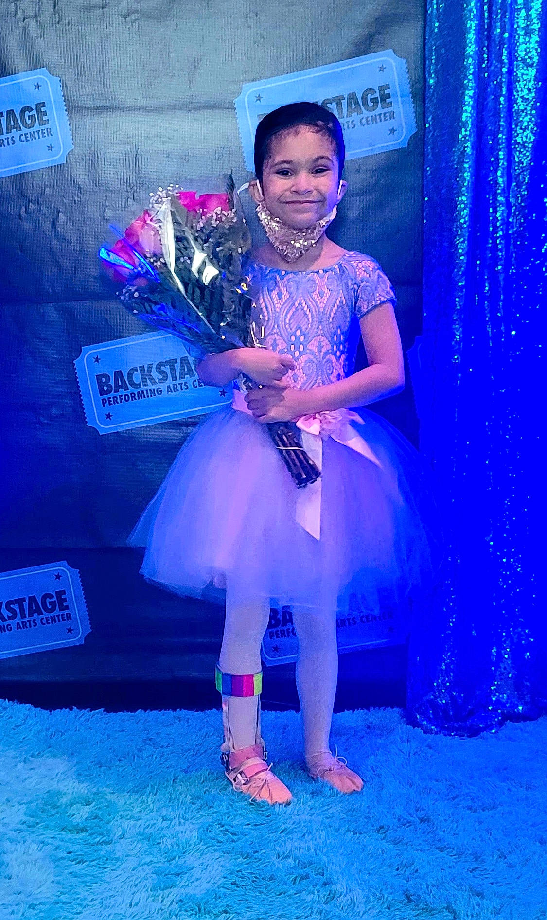 Isabella is registered to the contest to win money with this photo: azure, ballet_tutu, beauty, blue, electric_blue, entertainment, event, fashion_design, fun, happy, human_body, human_leg, joy, magenta, performance_art, performing_arts, person, pink, purple, shoe