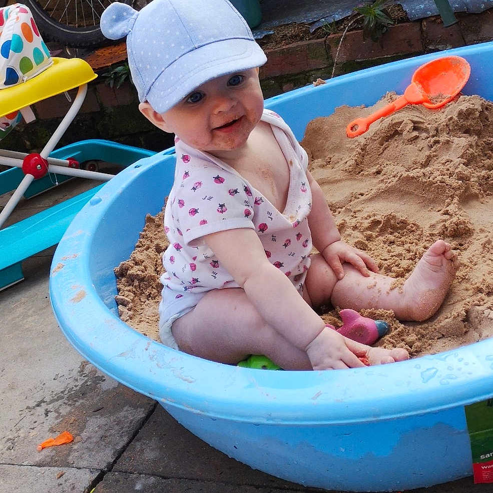 Eris joined the competition — help win amazing prizes! baby, child, fun, headwear, leisure, person, play, product, sitting, toddler