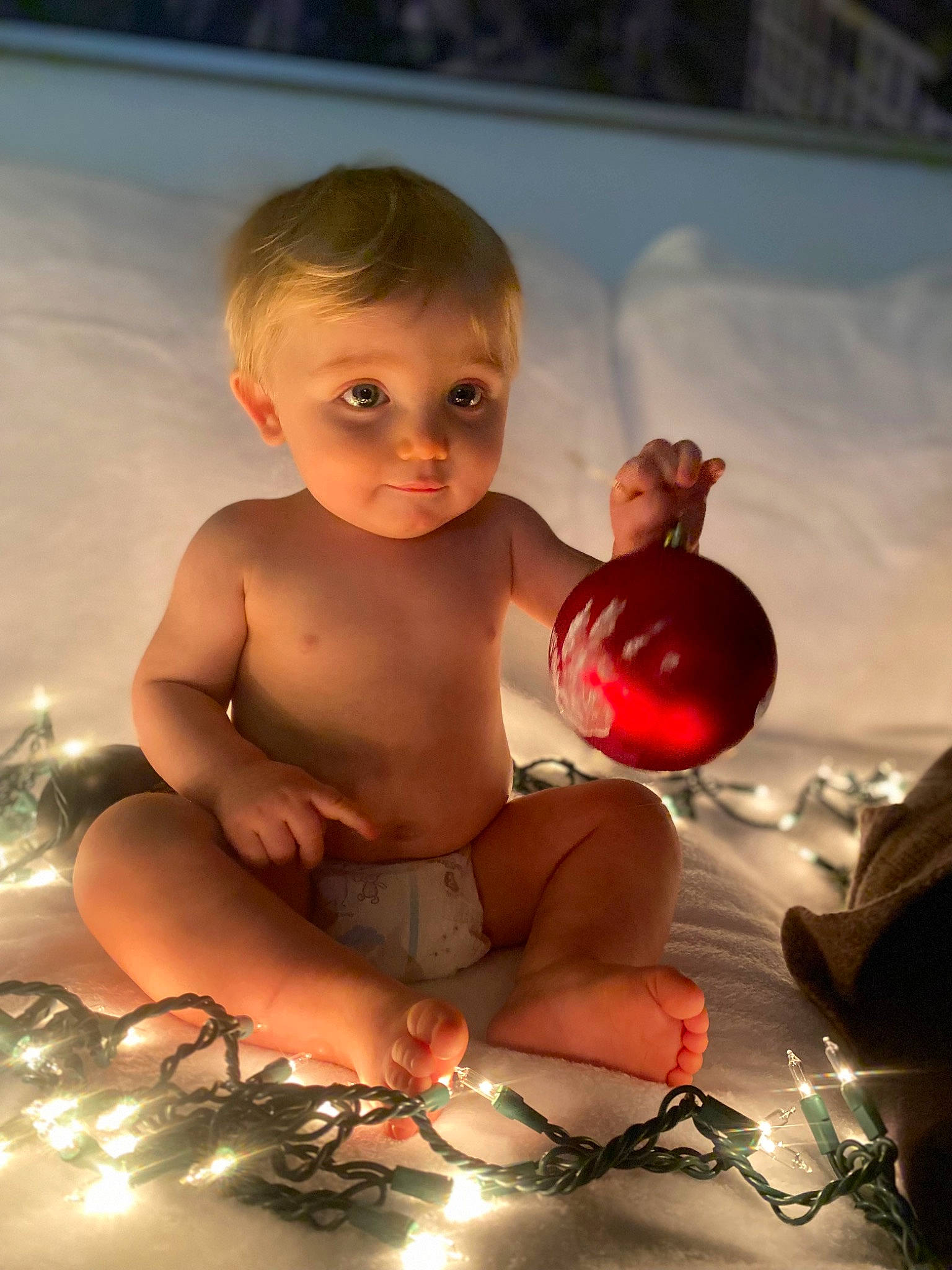 Carmine joined the competition — help win amazing prizes! abdomen, baby, barechested, barefoot, beauty, chest, event, finger, flash_photography, foot, fun, happy, human_leg, leg, person, stomach, thigh, thumb, toddler, toy