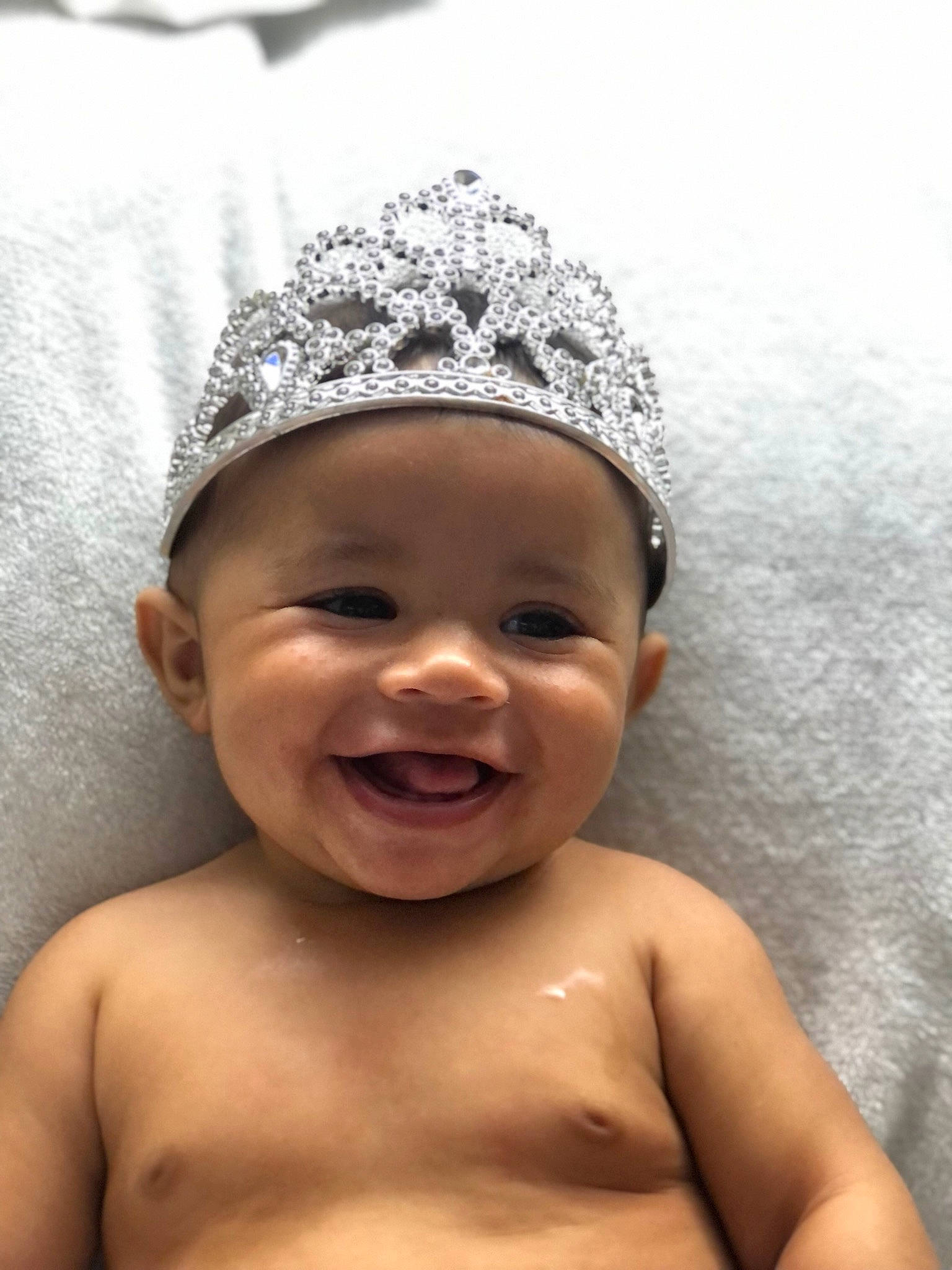 Yari joined the competition — help win amazing prizes! baby, baby_laughing, bathing, cap, chest, child, eye, eyebrow, face, flash_photography, happy, head, headgear, headwear, iris, joy, lip, nose, person, skin