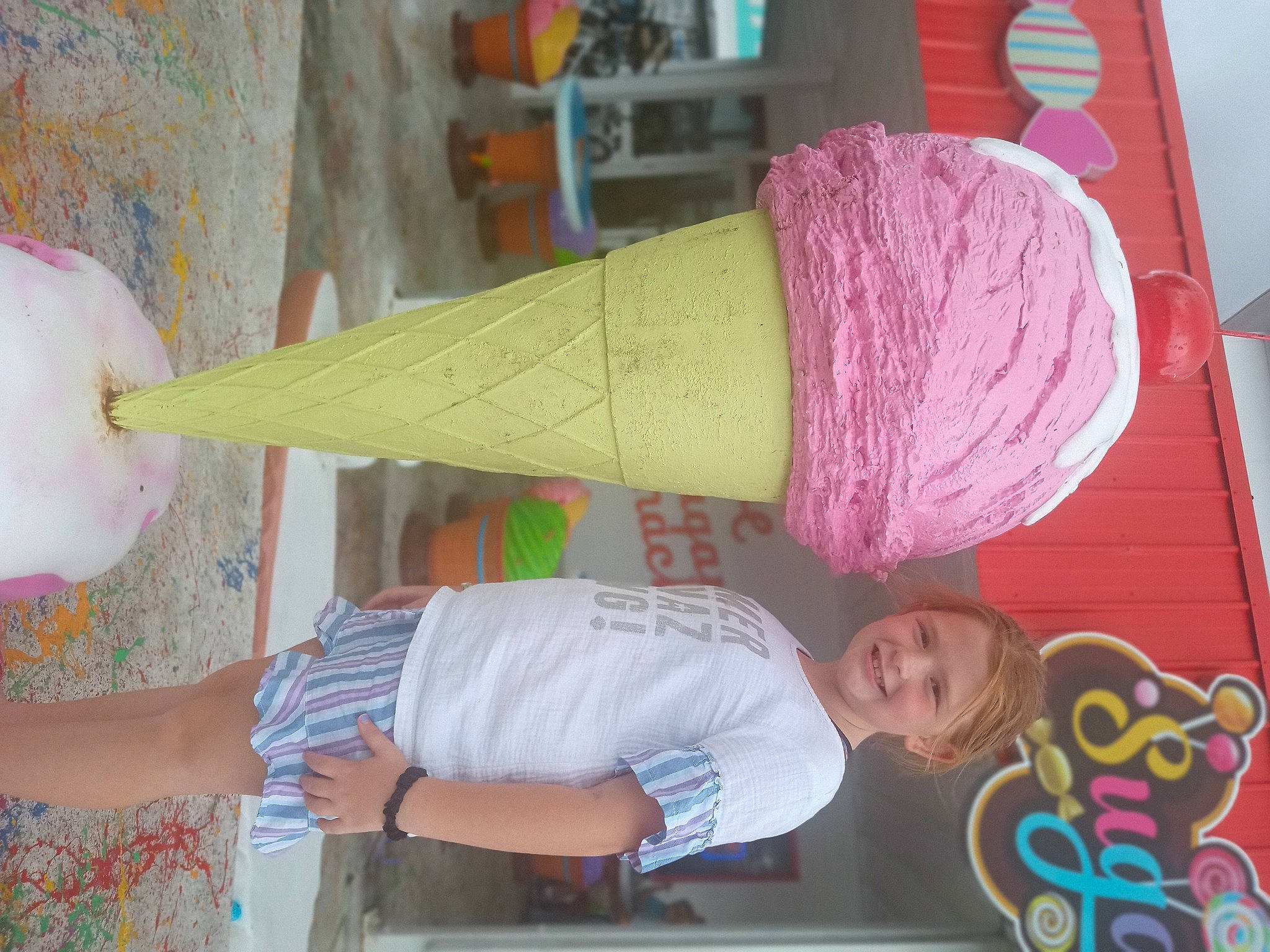 Jacee joined the competition — help win amazing prizes! child, fun, hat, headgear, joy, leisure, magenta, party_supply, pattern, person, pink, room, t_shirt, textile, thread, toddler, vacation, visual_arts, wood, wool