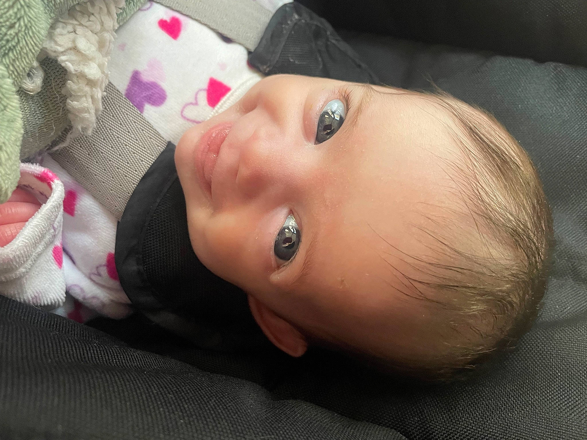 Kiara a rejoint le concours — aidez-le/la à gagner de superbes lots ! baby, baby_products, baby_toddler_clothing, cheek, chest, child, chin, doll, eyelash, fashion_accessory, head, headgear, human_body, iris, lip, nose, person, skin, toddler, tree