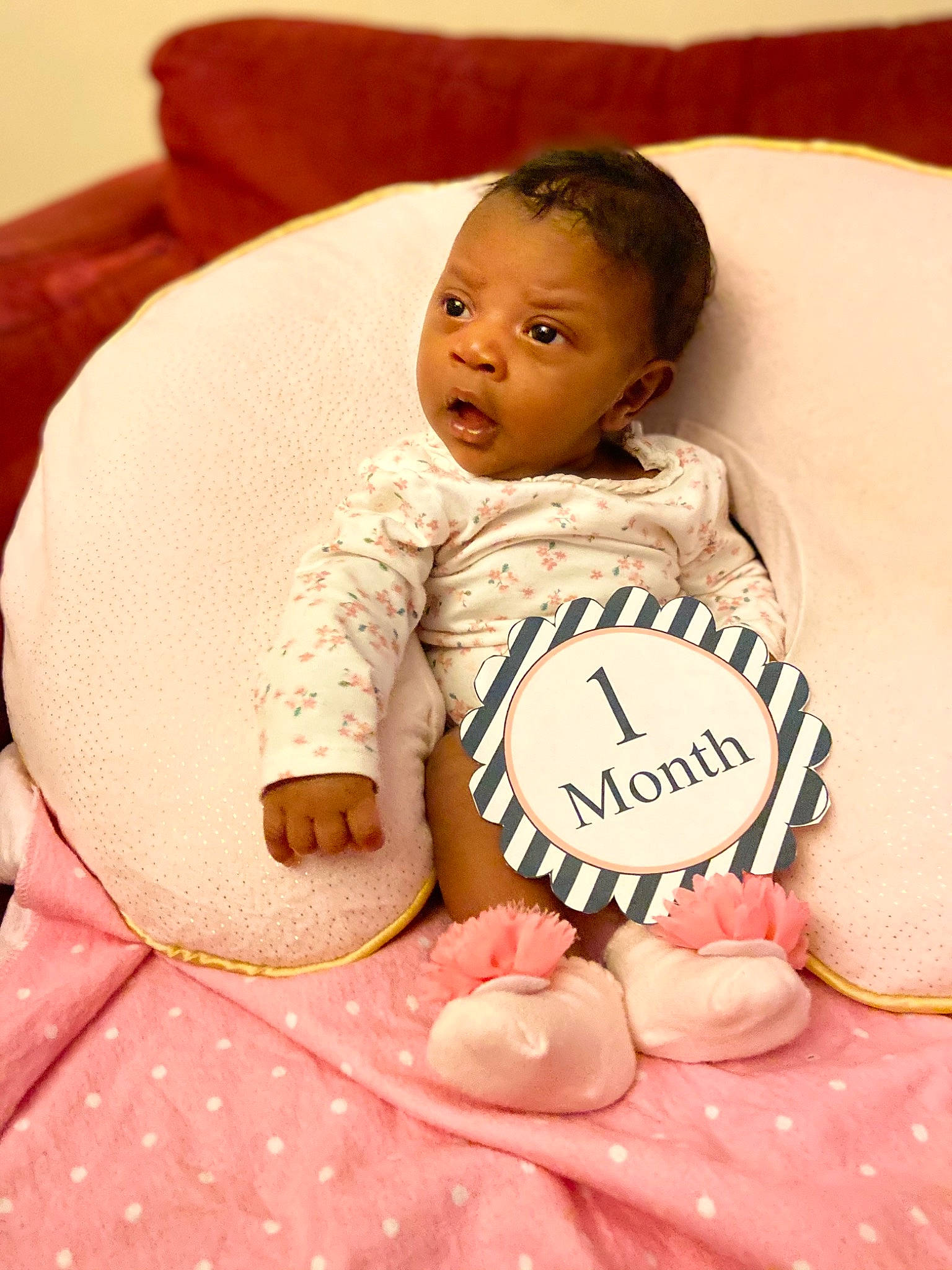 Unity joined the competition — help win amazing prizes! baby, baby_products, baby_toddler_clothing, bedding, cheek, child, comfort, facial_expression, finger, font, fun, happy, linens, person, pink, play, sitting, skin, sleeve, surprise