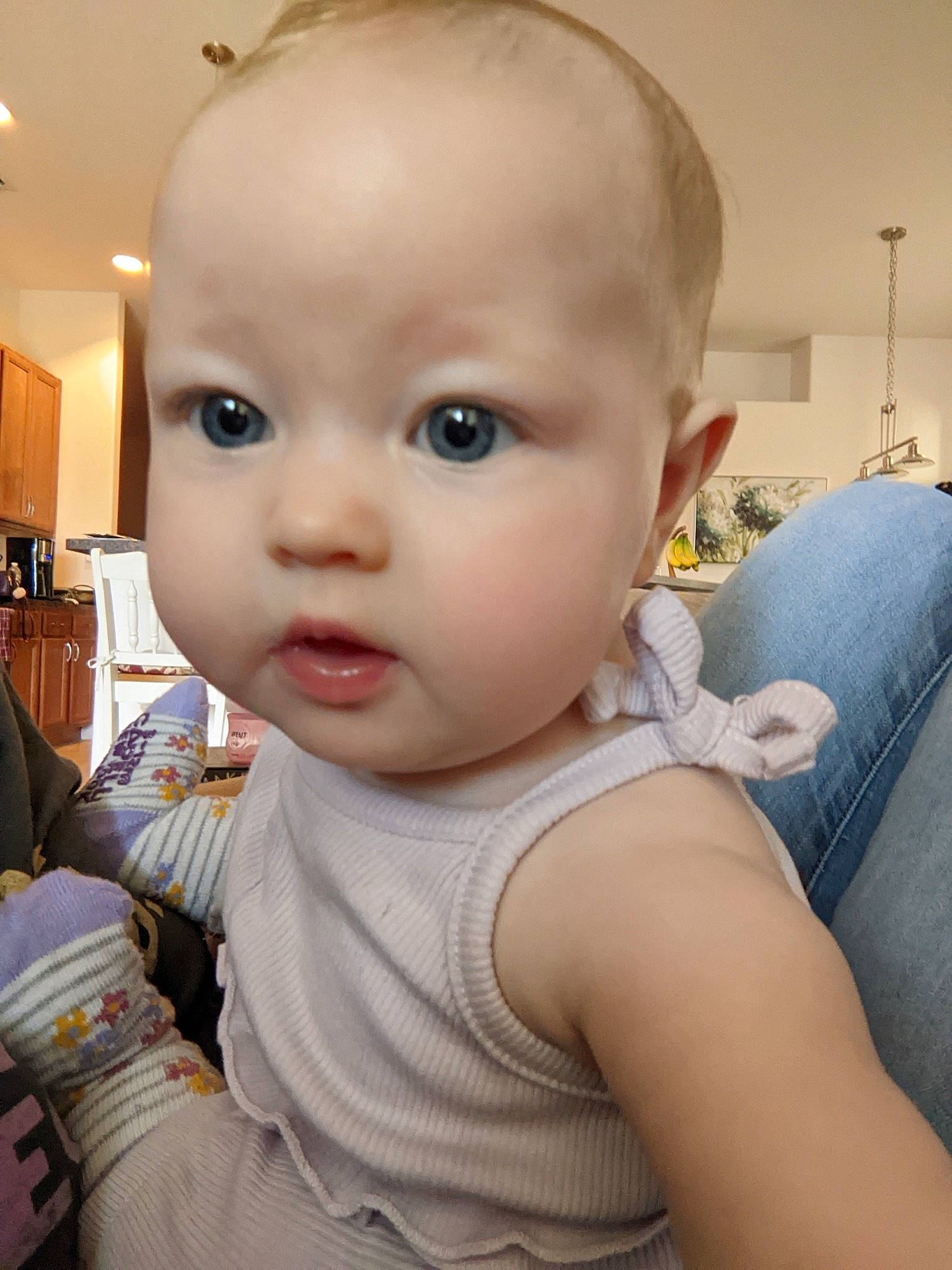 Kayleigh is registered to the contest to win money with this photo: baby, baby_products, baby_toddler_clothing, cheek, chest, child, comfort, ear, eyebrow, eyelash, fun, hairstyle, happy, iris, lamp, nose, person, sitting, skin, sleeve