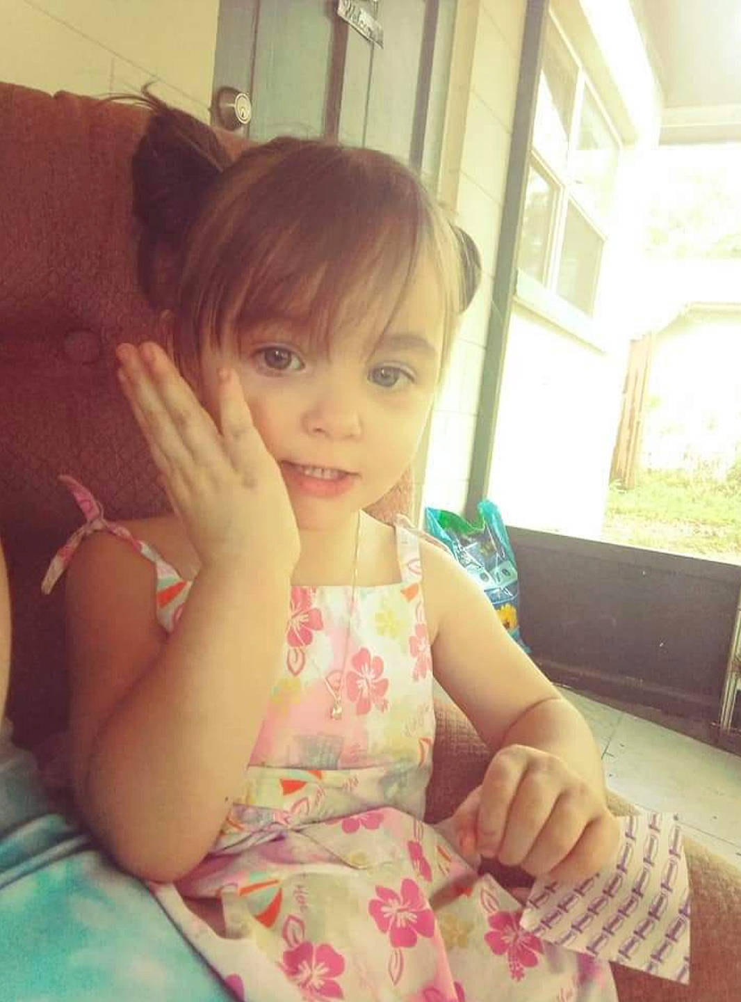 Margot joined the competition — help win amazing prizes! arm, black_hair, comfort, cool, face, finger, gesture, hand, happy, human_body, leg, neck, person, shoulder, skin, sleeve, smile, sunlight, thigh, thumb