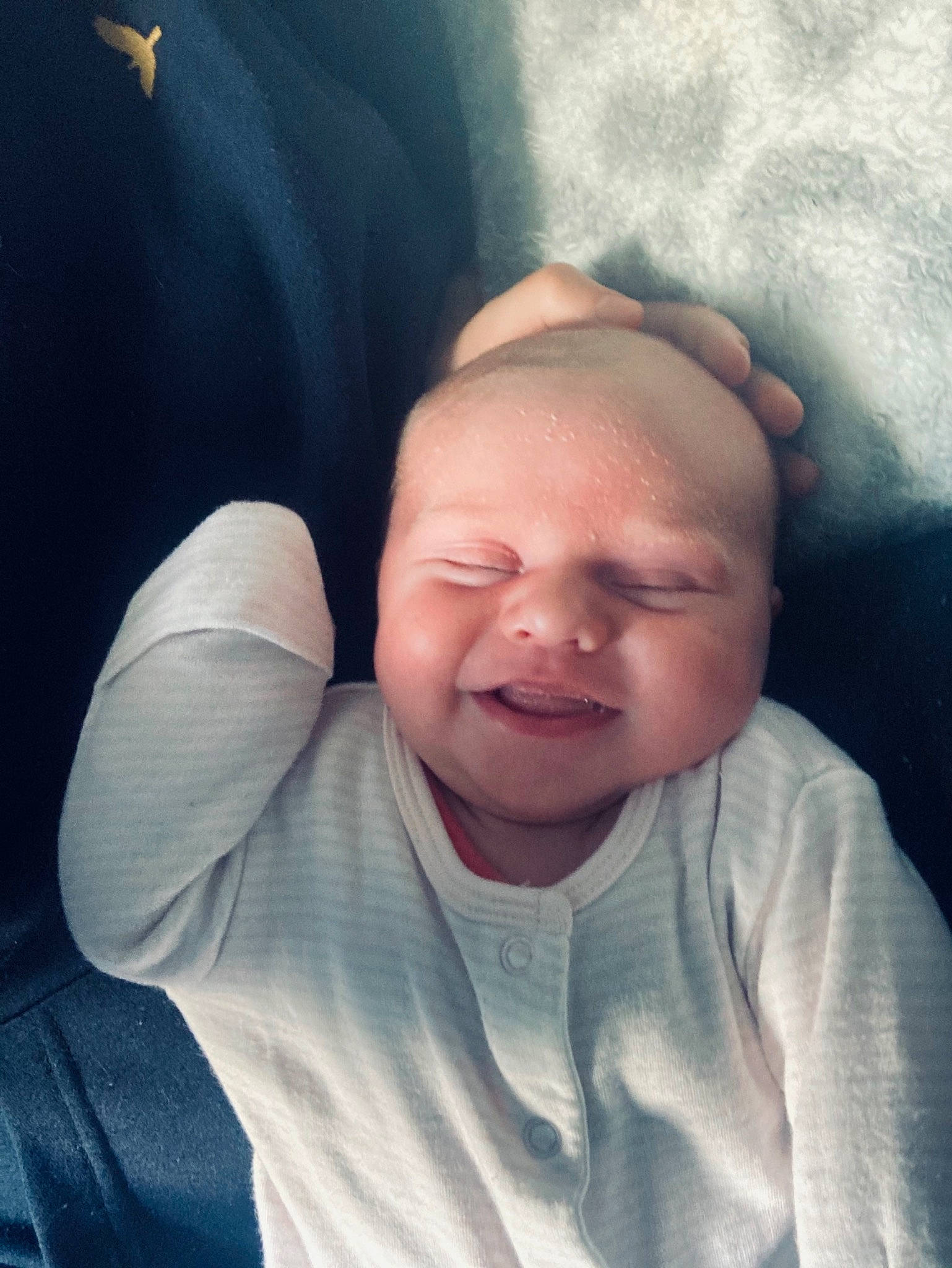 Mabel joined the competition — help win amazing prizes! baby, cheek, child, chin, cool, ear, eye, face, facial_expression, forehead, happy, head, laugh, lip, mouth, nose, person, photography, skin, smile