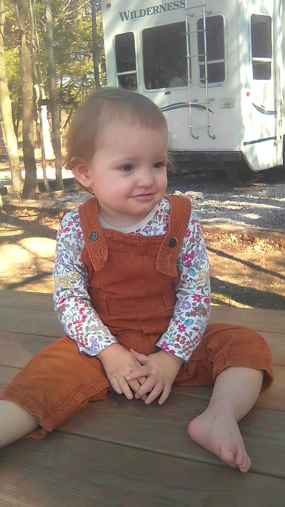 Olive joined the competition — help win amazing prizes! baby_toddler_clothing, cheek, face, facial_expression, finger, fun, grass, hairstyle, happy, head, organ, people, person, skin, sleeve, smile, standing, toddler, train, white