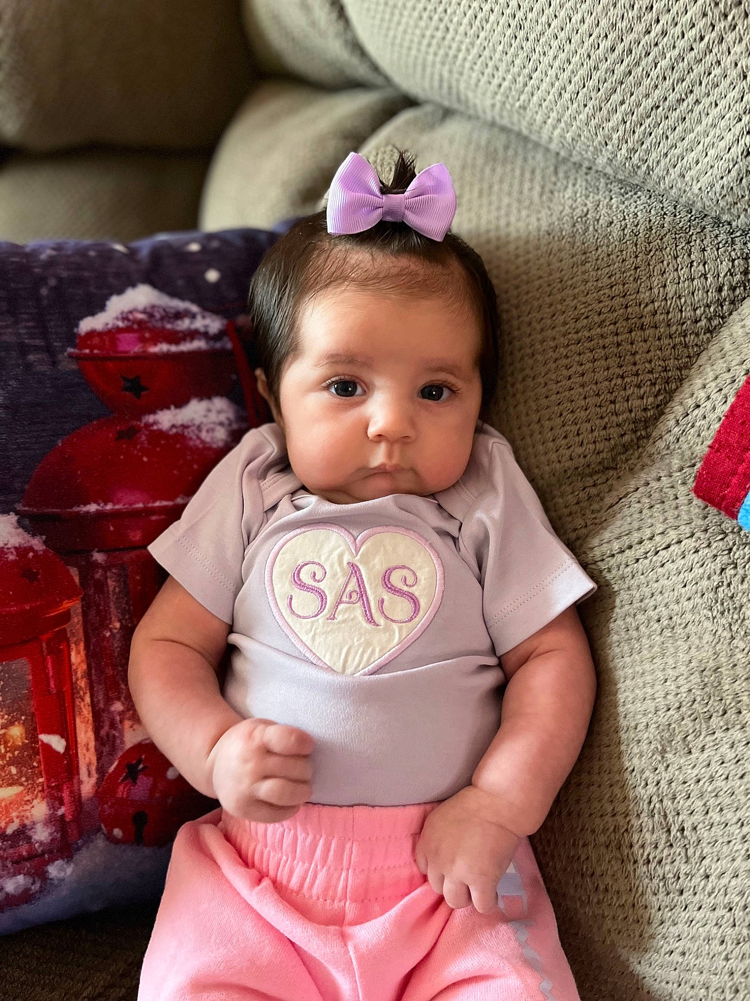 Serena is registered to the contest to win money with this photo: baby, baby_toddler_clothing, cheek, eye, eyelash, face, fashion_accessory, happy, head, jewellery, lip, magenta, person, pink, skin, sleeve, textile, thigh, toddler, trunk