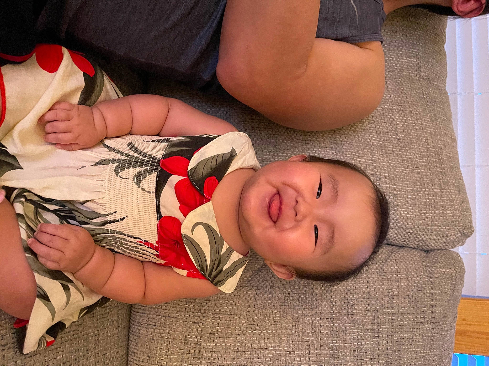 Seraphine joined the competition — help win amazing prizes! comfort, dress, facial_expression, finger, glasses, hand, happy, human_body, joint, leg, mammal, mouth, muscle, neck, person, plant, skin, smile, textile, thigh