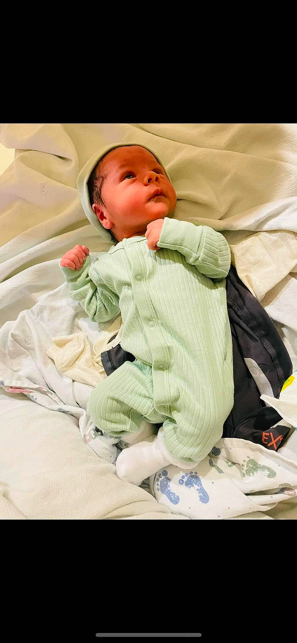 Gabriel is registered to the contest to win money with this photo: baby, baby_products, baby_safety, baby_sleeping, baby_toddler_clothing, bedding, bedtime, blanket, child, comfort, fur, linens, person, room, sitting, sleep, sleeve, toddler