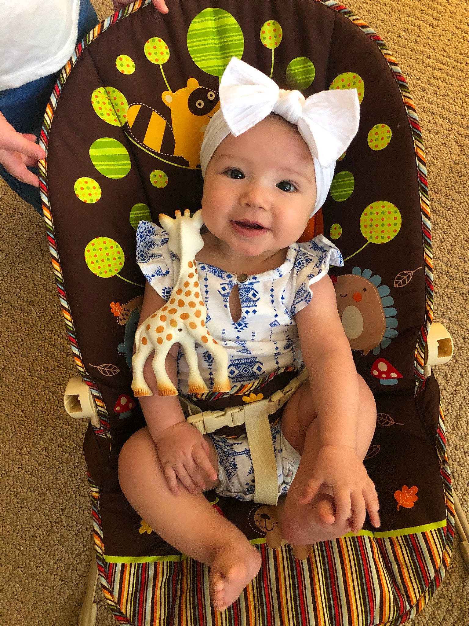 Marley Mae is registered to the contest to win money with this photo: baby, baby_products, baby_toddler_clothing, child, hair_accessory, headwear, person, product, toddler