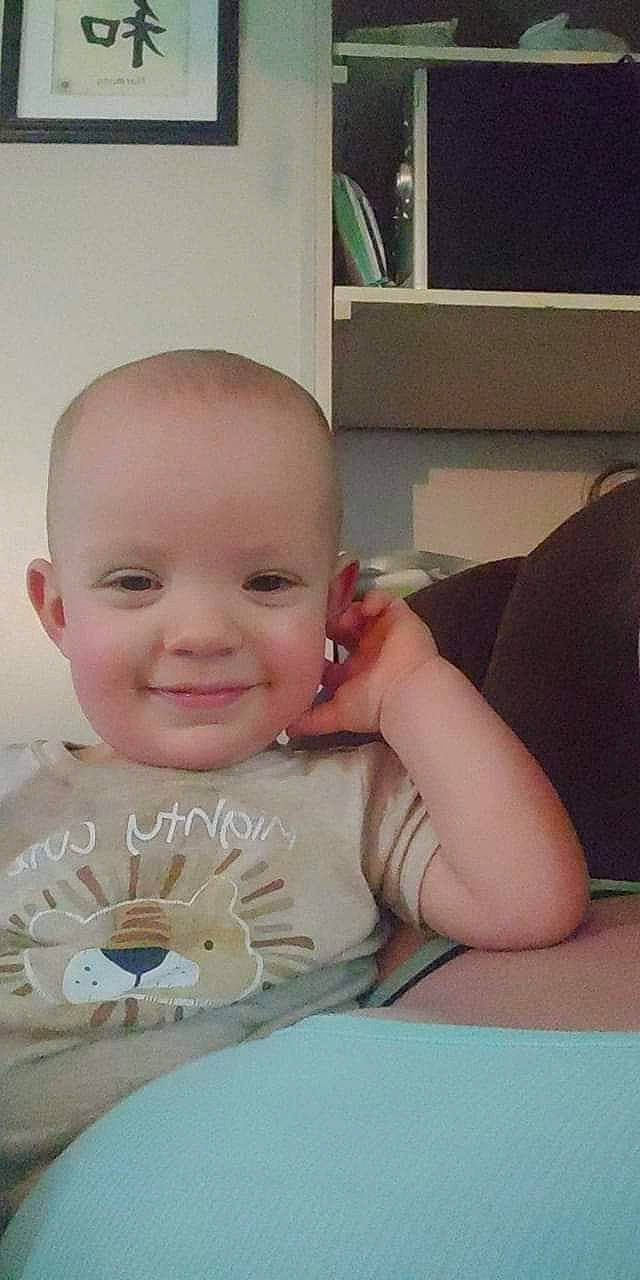 Hayden joined the competition — help win amazing prizes! baby, cheek, child, ear, eye, face, facial_expression, finger, forehead, head, joy, lip, mouth, nose, person, skin, smile, toddler, tummy_time