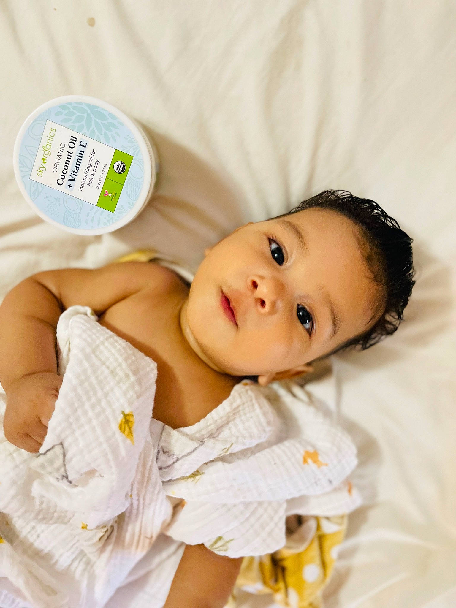 Alessandro joined the competition — help win amazing prizes! baby, baby_products, baby_sleeping, baby_toddler_clothing, cheek, child, comfort, dress, facial_expression, gesture, happy, linens, mammal, person, room, skin, sleeve, smile, textile, toddler