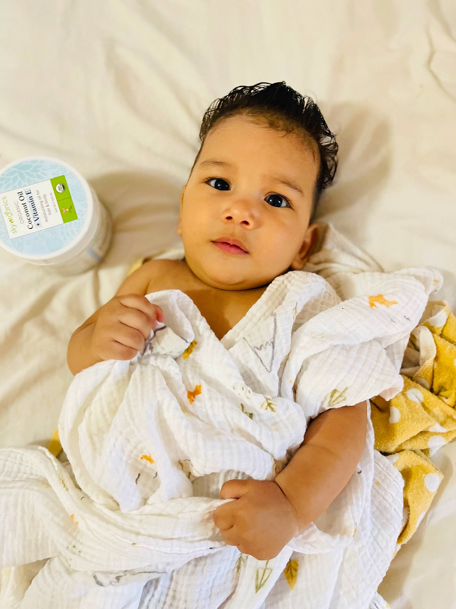 Alessandro joined the competition — help win amazing prizes! baby, baby_toddler_clothing, child, chin, collar, comfort, eye, eyebrow, flash_photography, gesture, hair, happy, head, linens, neck, person, product, skin, sleeve, smile