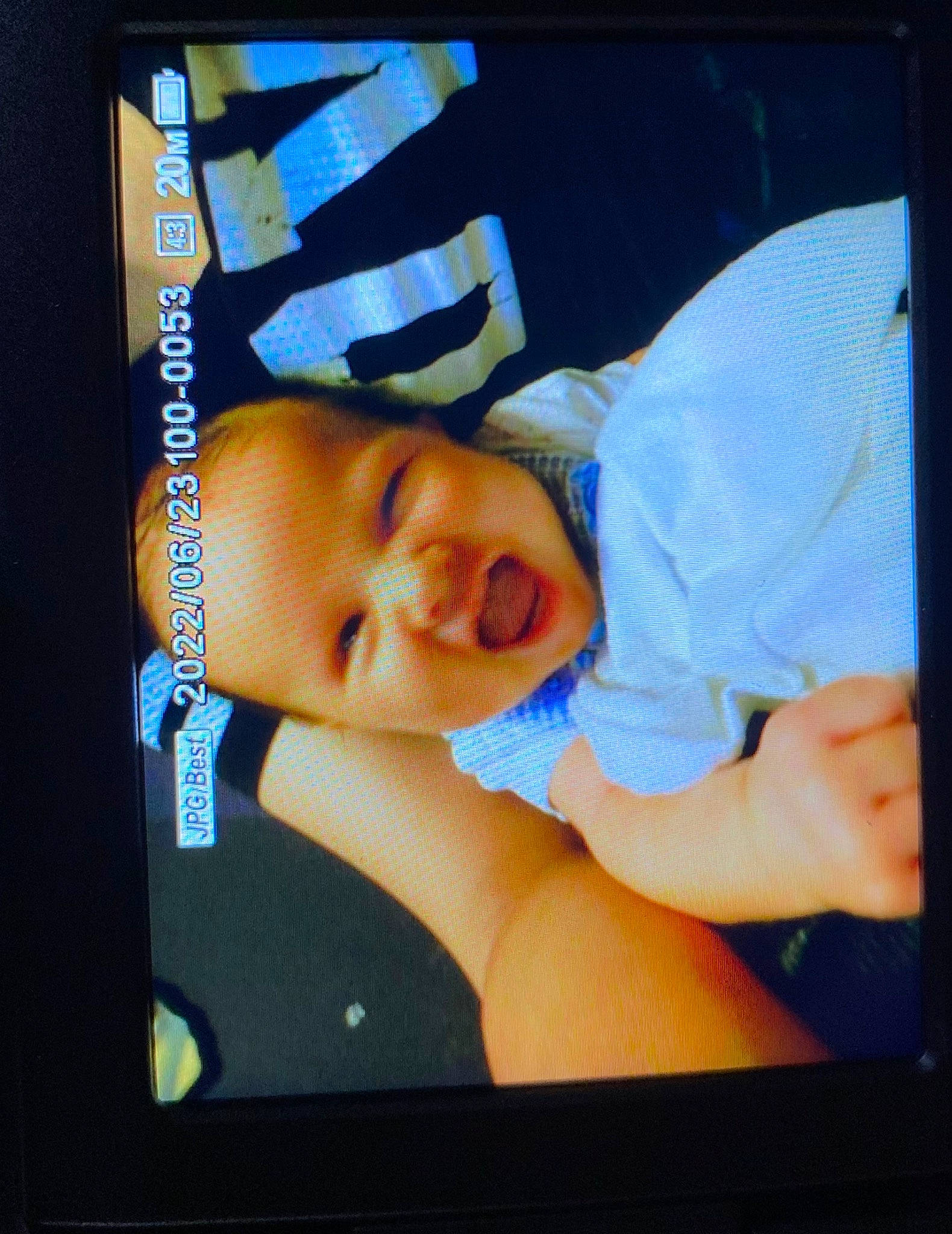 Elianna joined the competition — help win amazing prizes! baby, baby_toddler_clothing, cheek, communication_device, display_device, electric_blue, electronic_device, eyelash, flat_panel_display, gadget, gesture, multimedia, output_device, person, rectangle, screenshot, sleeve, tablet_computer, technology, television_set