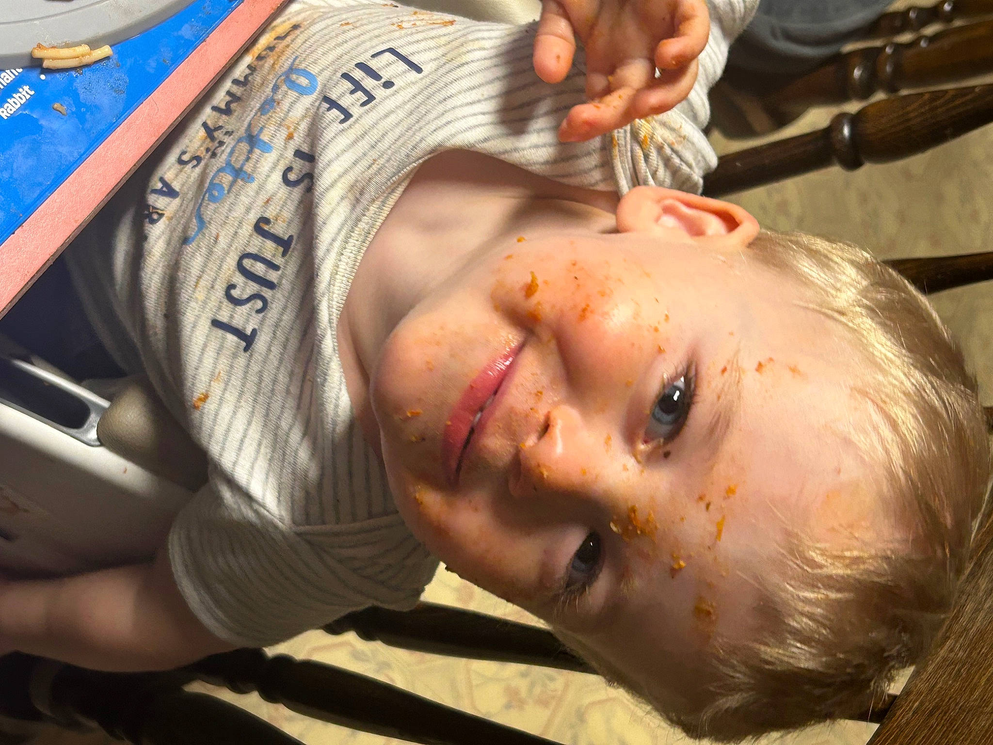 Jackson is registered to the contest to win money with this photo: abdomen, baby, bathing, cheek, chest, child, eyelash, flesh, fun, joy, mouth, person, sitting, skin, throat, toddler, wood