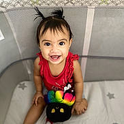 Mariana joined the competition — help win amazing prizes! accessories, baby, bed, couch, crib, cushion, face, furniture, happy, head, homedecor, indoors, infantbed, laughing, person, photography, plush, portrait, smile, toy