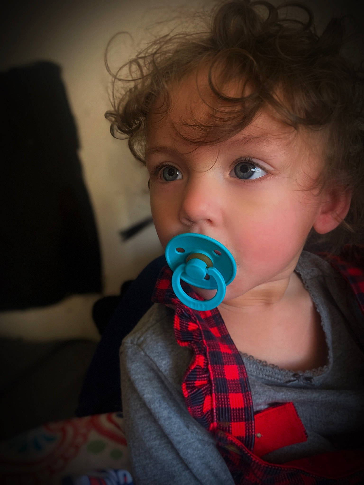 Scarlett Grace is registered to the contest to win money with this photo: audio_equipment, cheek, child, cool, curious, drinkware, ear, electric_blue, eyebrow, eyelash, flash_photography, fun, iris, lip, mouth, nose, pattern, person, plaid, tartan