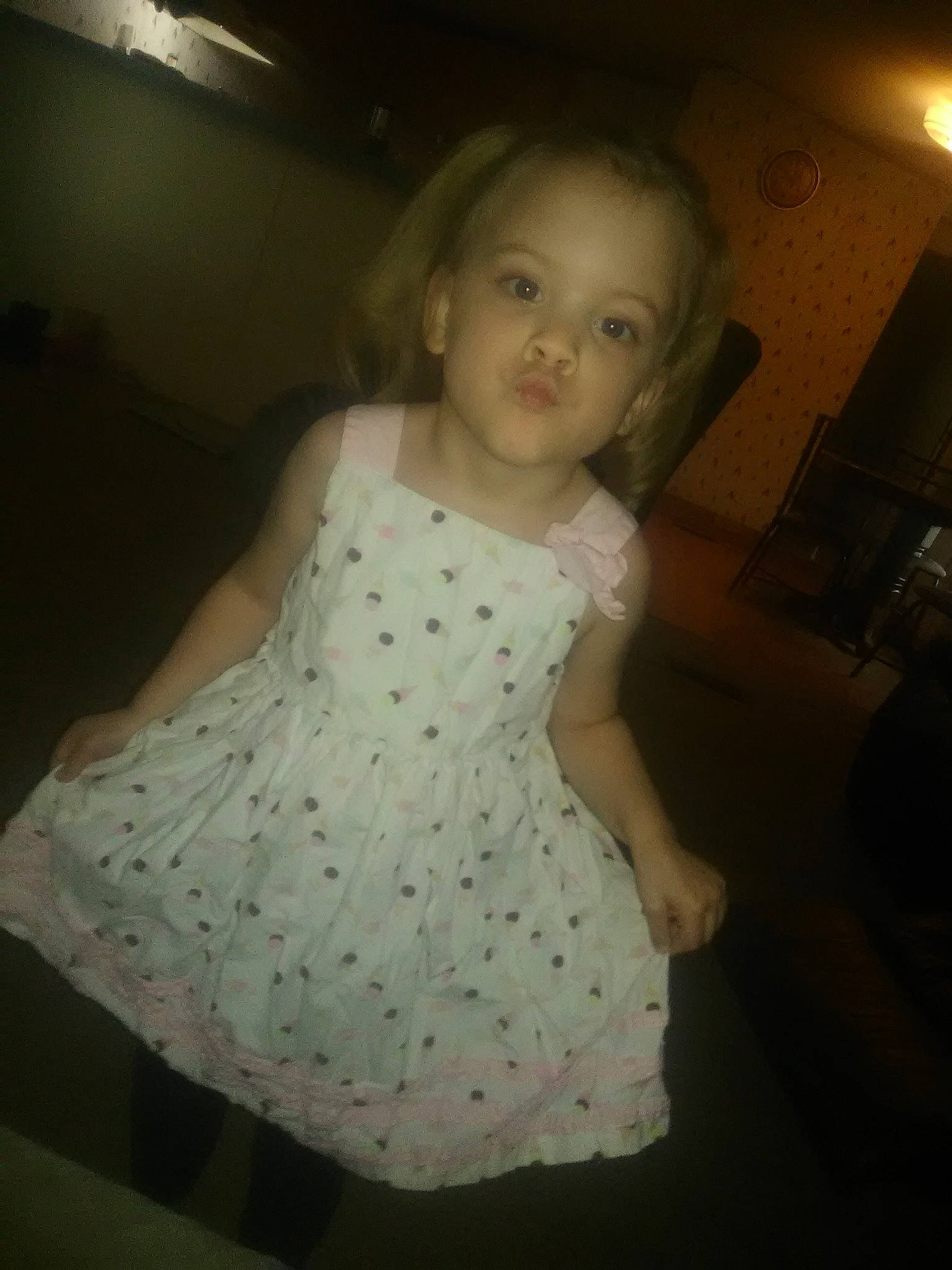 Mindy joined the competition — help win amazing prizes! baby, cheek, child, cloud, dress, eye, face, head, iris, person, skin, smile, toddler