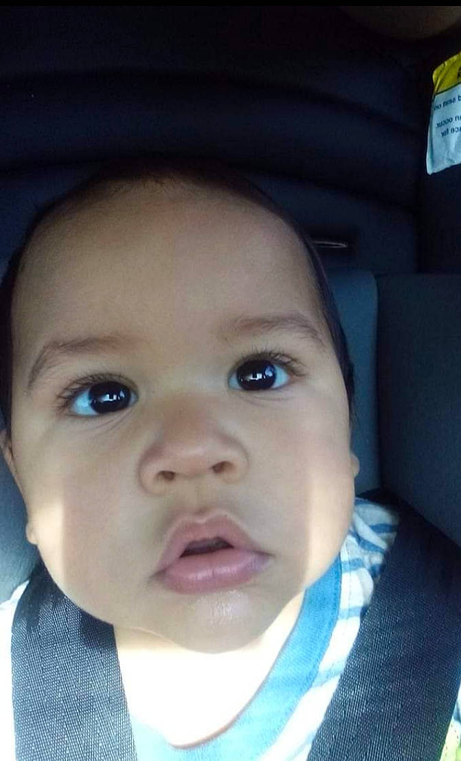 Jenson joined the competition — help win amazing prizes! baby, cheek, child, chin, close_up, cool, eye, eyebrow, face, facial_expression, forehead, head, headwear, lip, mouth, nose, person, photography, selfie, skin