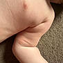 Finley is registered to the contest to win money with this photo: baby, skin, arm, torso, closeup, chubby, folds, mole, infant, nude, human, child, soft, texture, resting, surface, pale_skin, body_part, laying, natural_light