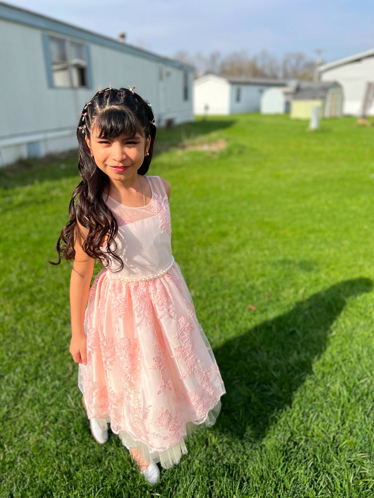 Alexa joined the competition — help win amazing prizes! baby_toddler_clothing, child, day_dress, dress, event, formal_wear, fun, grass, grass_family, grassland, happy, headpiece, joy, lawn, meadow, people_in_nature, person, plant, recreation, sky
